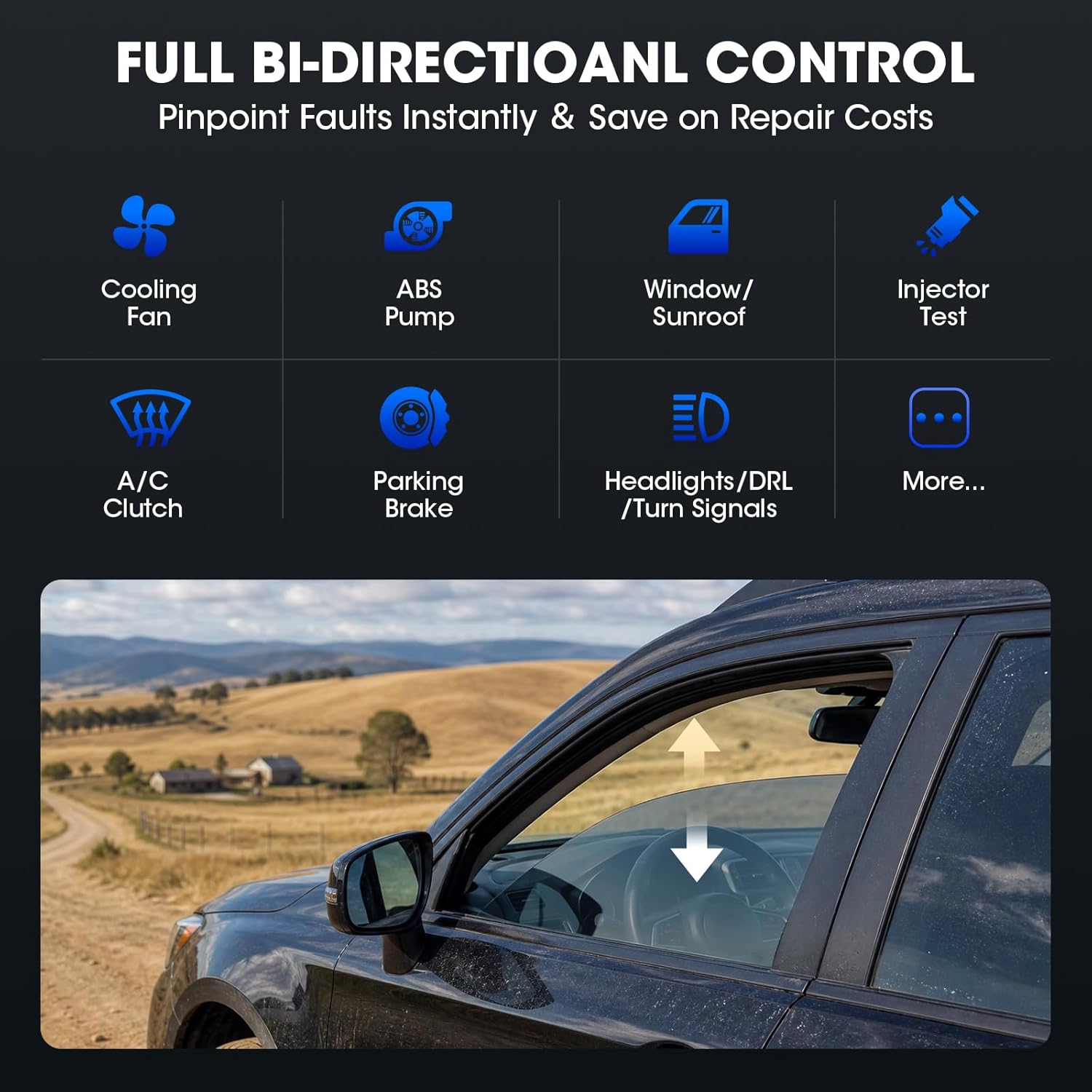XTOOL IP616 V2.0 Bidirectional Scan Tool with Lifetime Free Updates, AI-Assisted Full System OBD2 Scanner Diagnostic Tool with 34+ Reset Services, Active Test, CAN FD & DoIP, FCA AutoAuth, Android 10