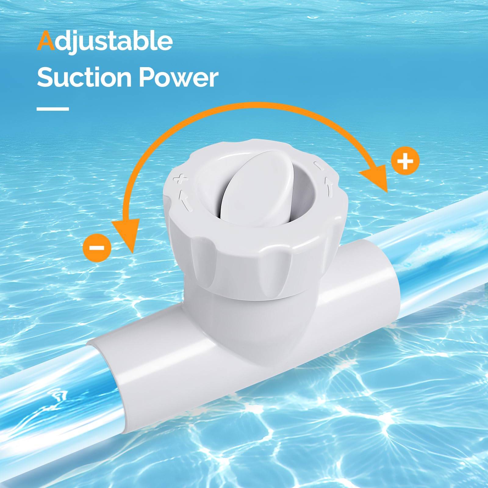 VINGLI Automatic Pool Vacuum Cleaner with 33FT Hose