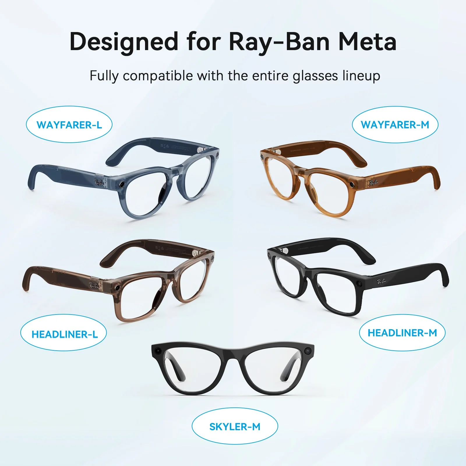 Ray-Ban Meta Prescription Lens Inserts  For Gen 1 & Gen 2