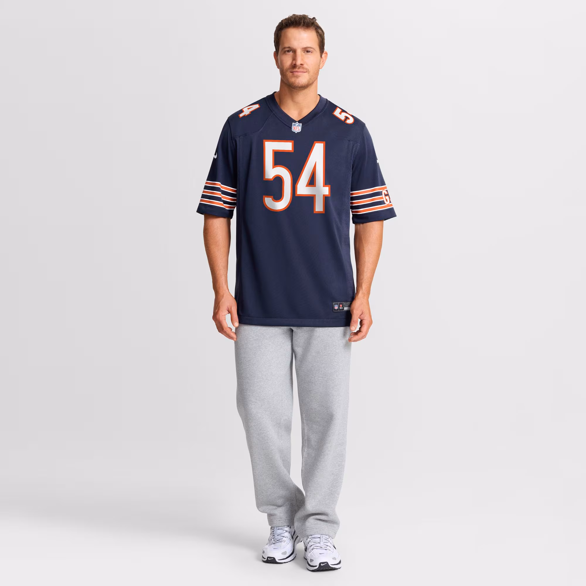 Logan Jones Chicago Bears Nike Team Game Jersey - Navy