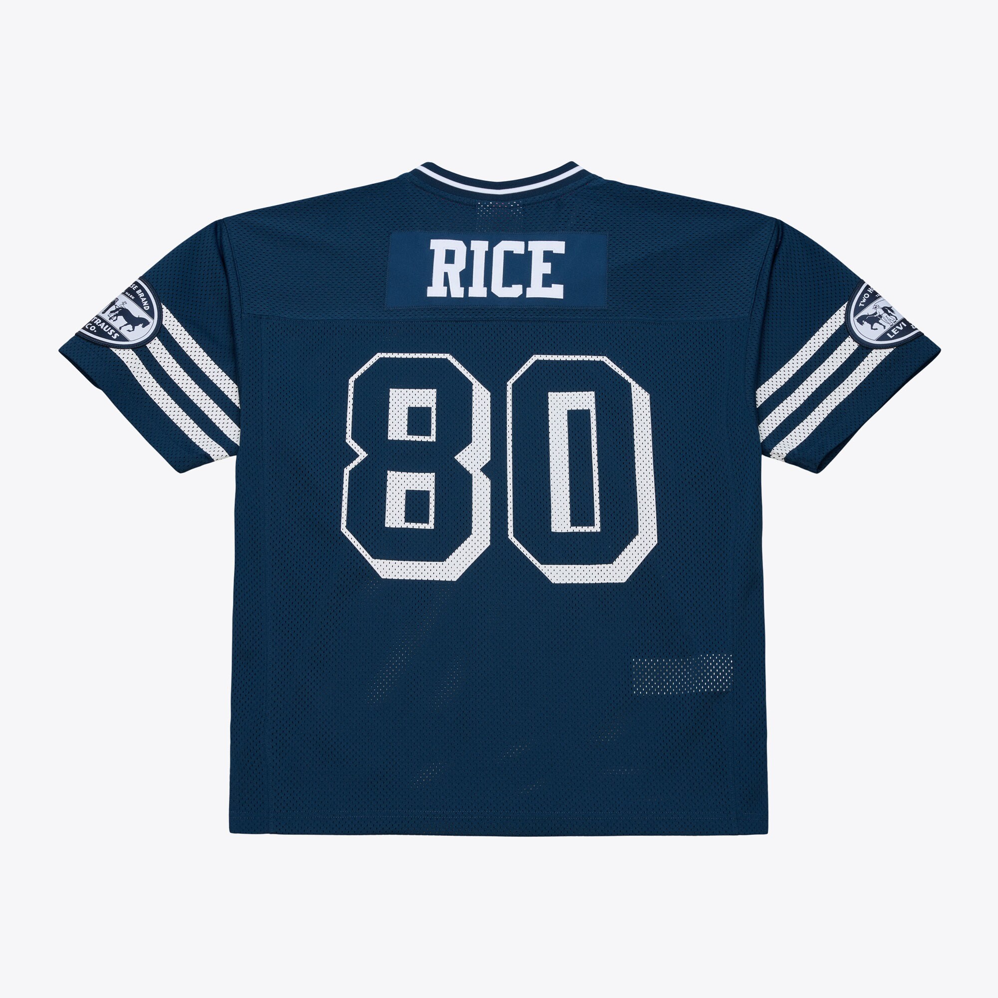 Jerry Rice San Francisco 49ers Mitchell & Ness x Levi's Unisex Legacy Jersey - Navy