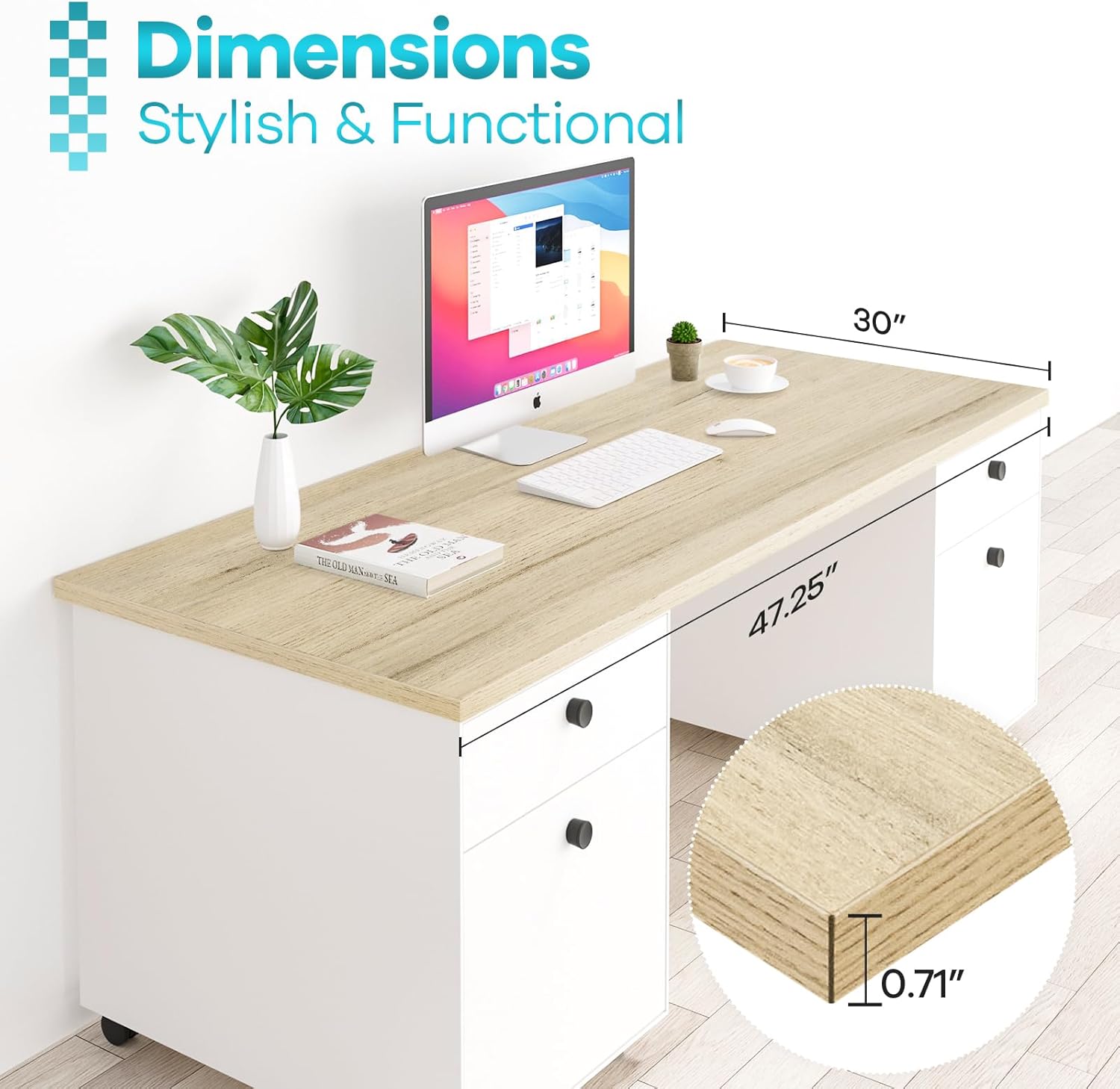 Kaboon Universal Tabletop 47.25