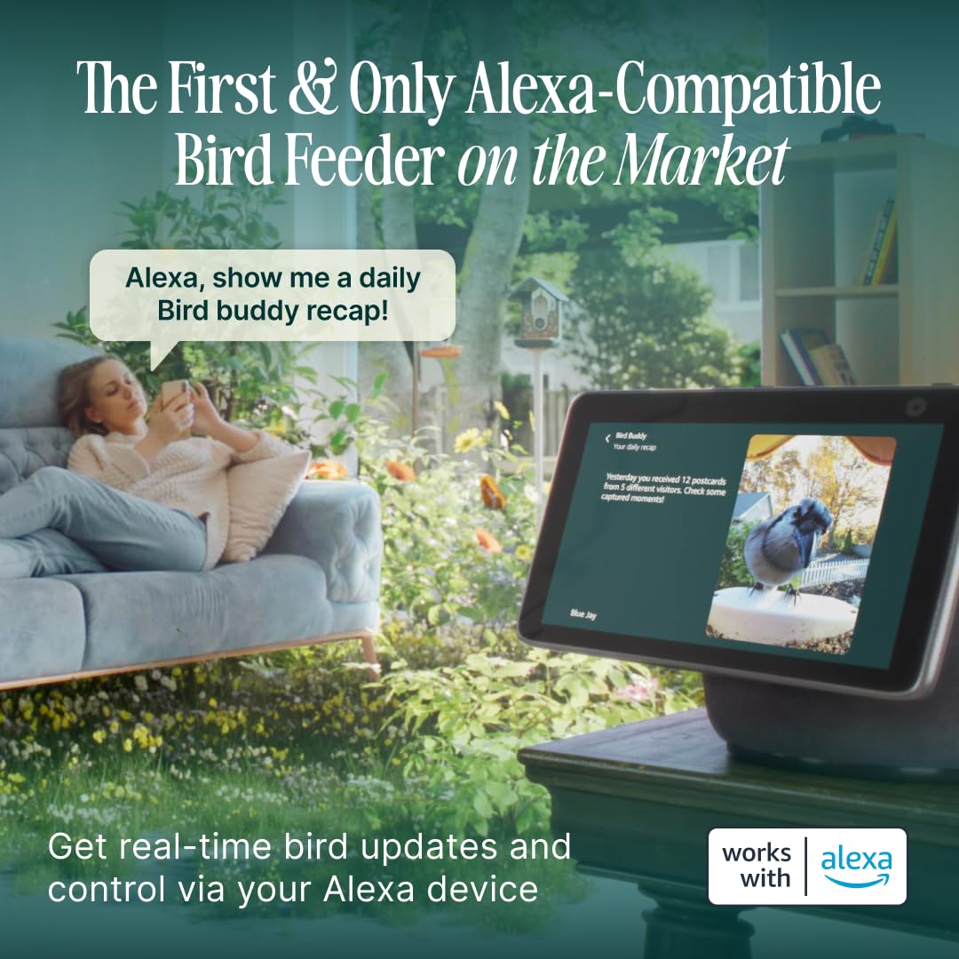 BIRD BUDDY Birdbuddy PRO Solar Smart Bird Feeder with Camera