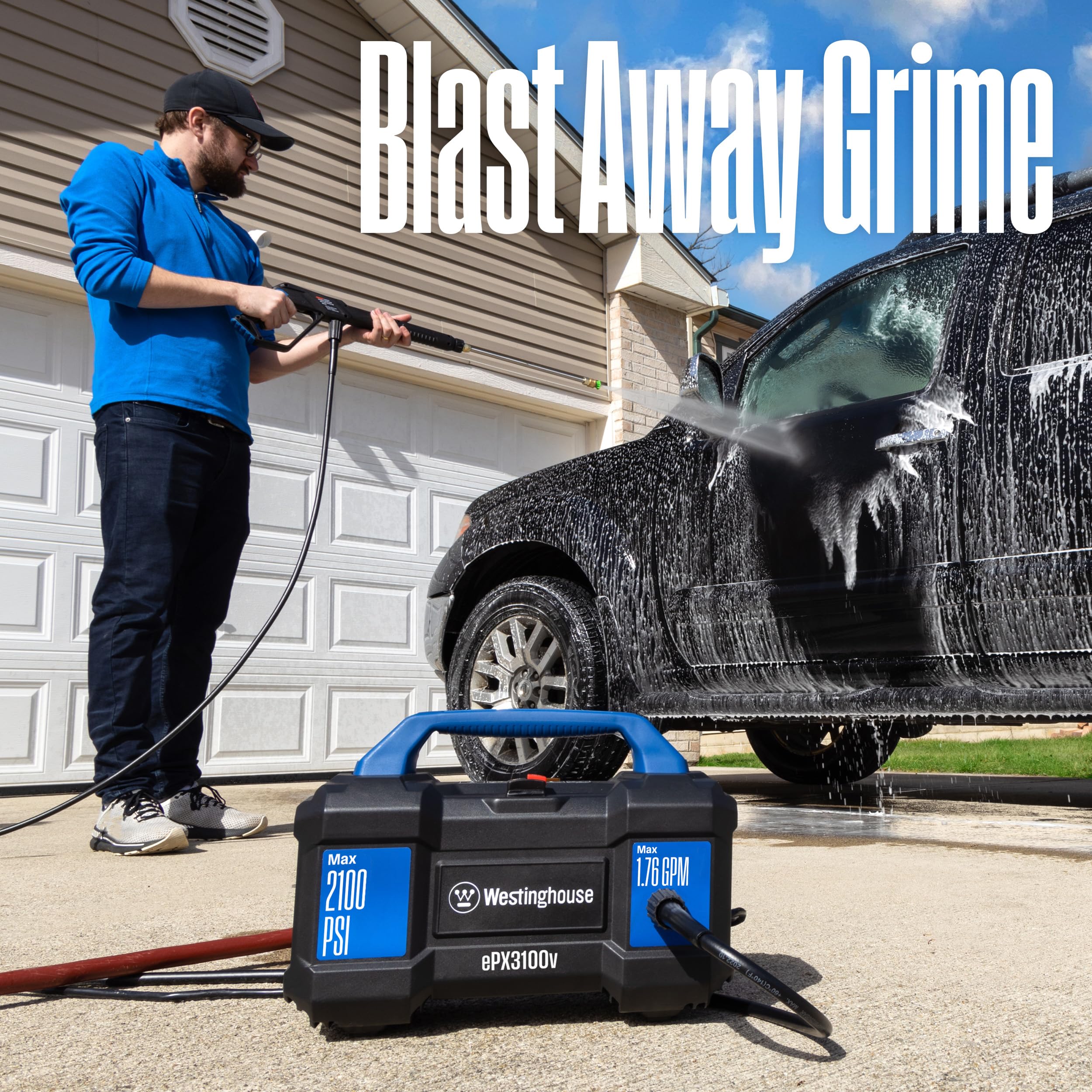 WESTINGHOUSE ePX3100v Electric Pressure Washer 2100 PSI 1.76 GPM