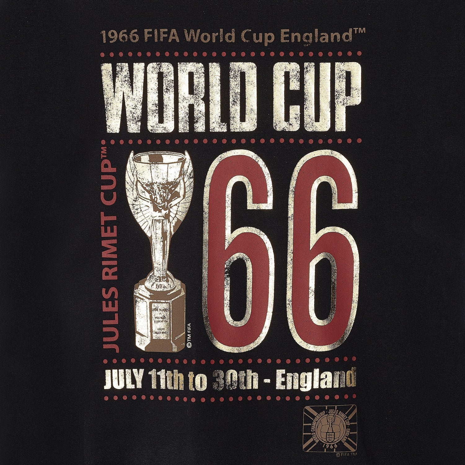 FIFA Classics England '66 Gold T-Shirt - Unisex