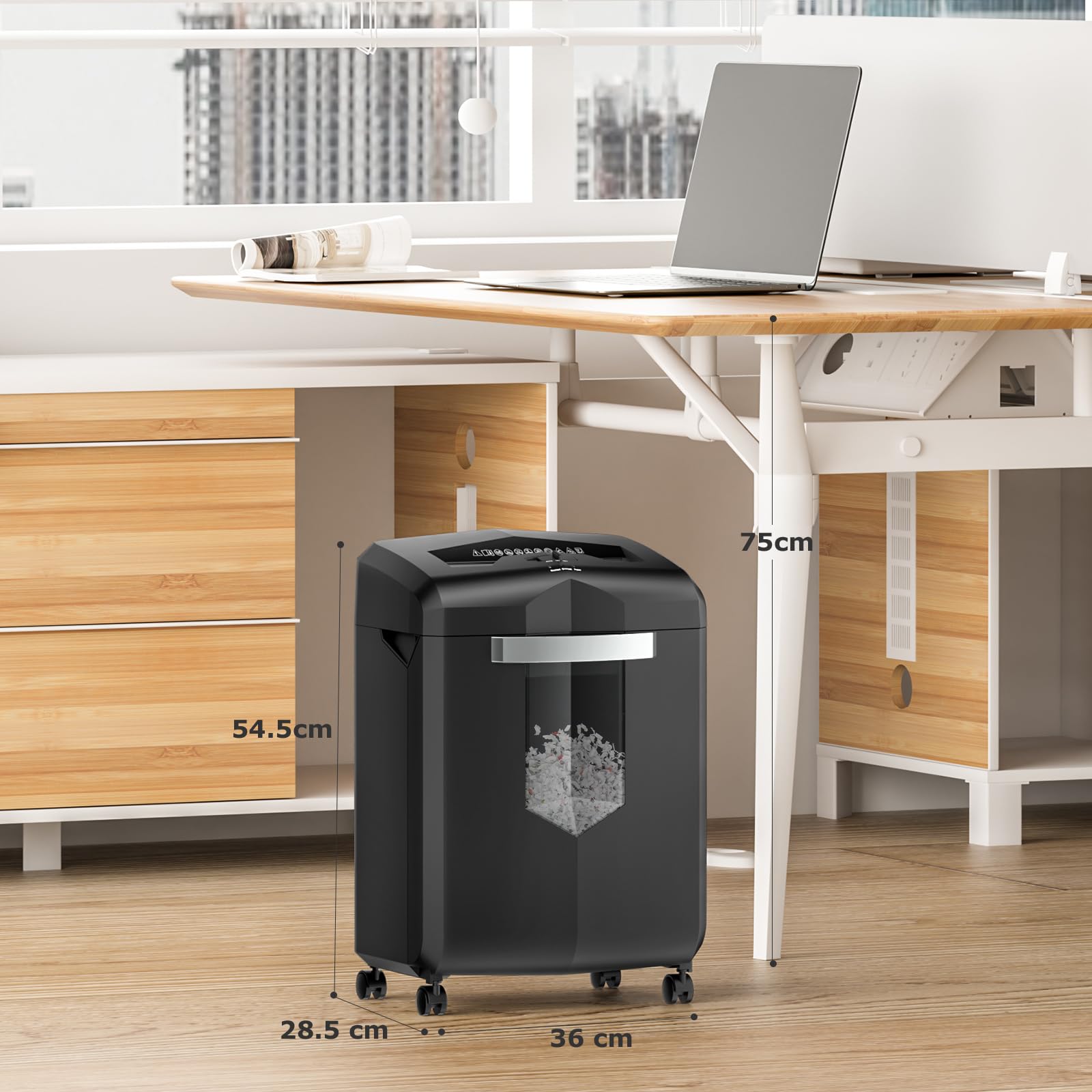 BONSAII C149-C Paper Shredder, 18-Sheet Heavy Duty Cross-Cut