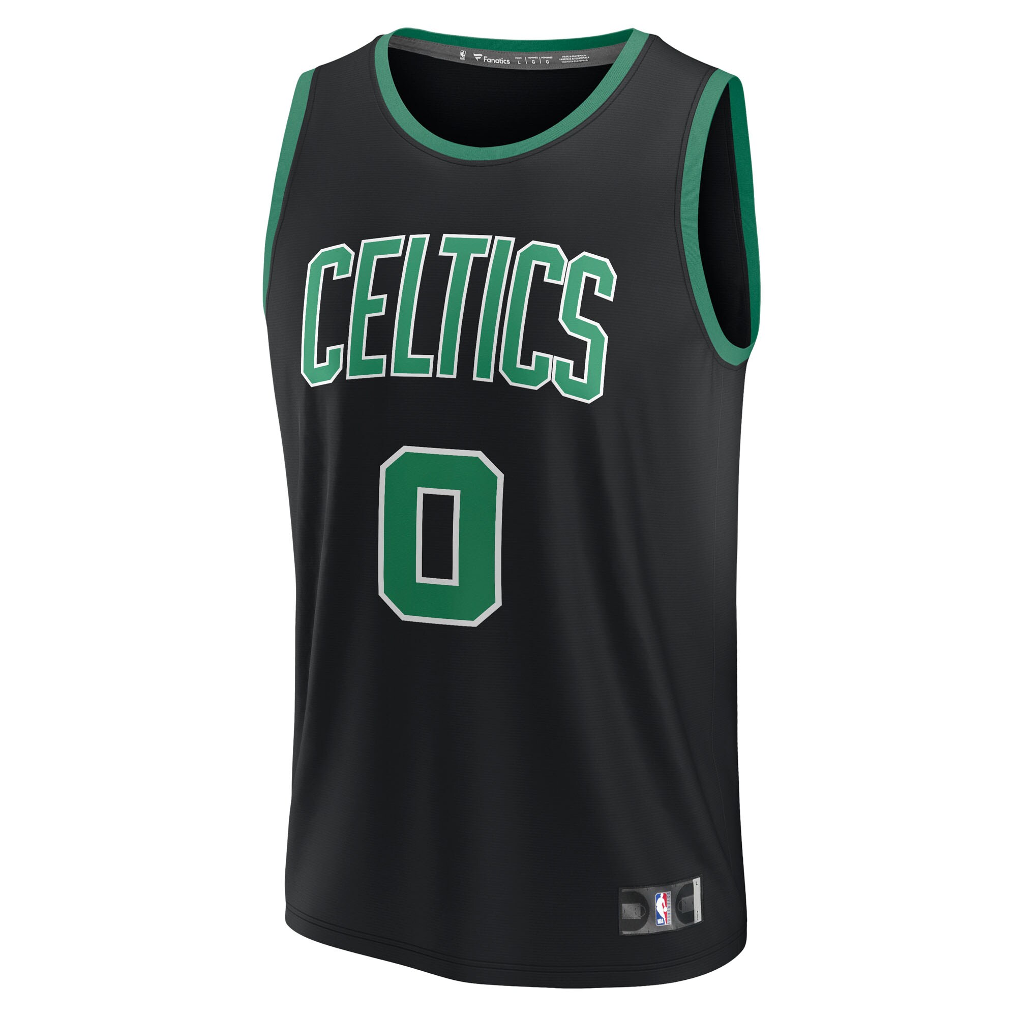 Jayson Tatum Boston Celtics Fanatics Fast Break Replica Player Jersey - Statement Edition - Black