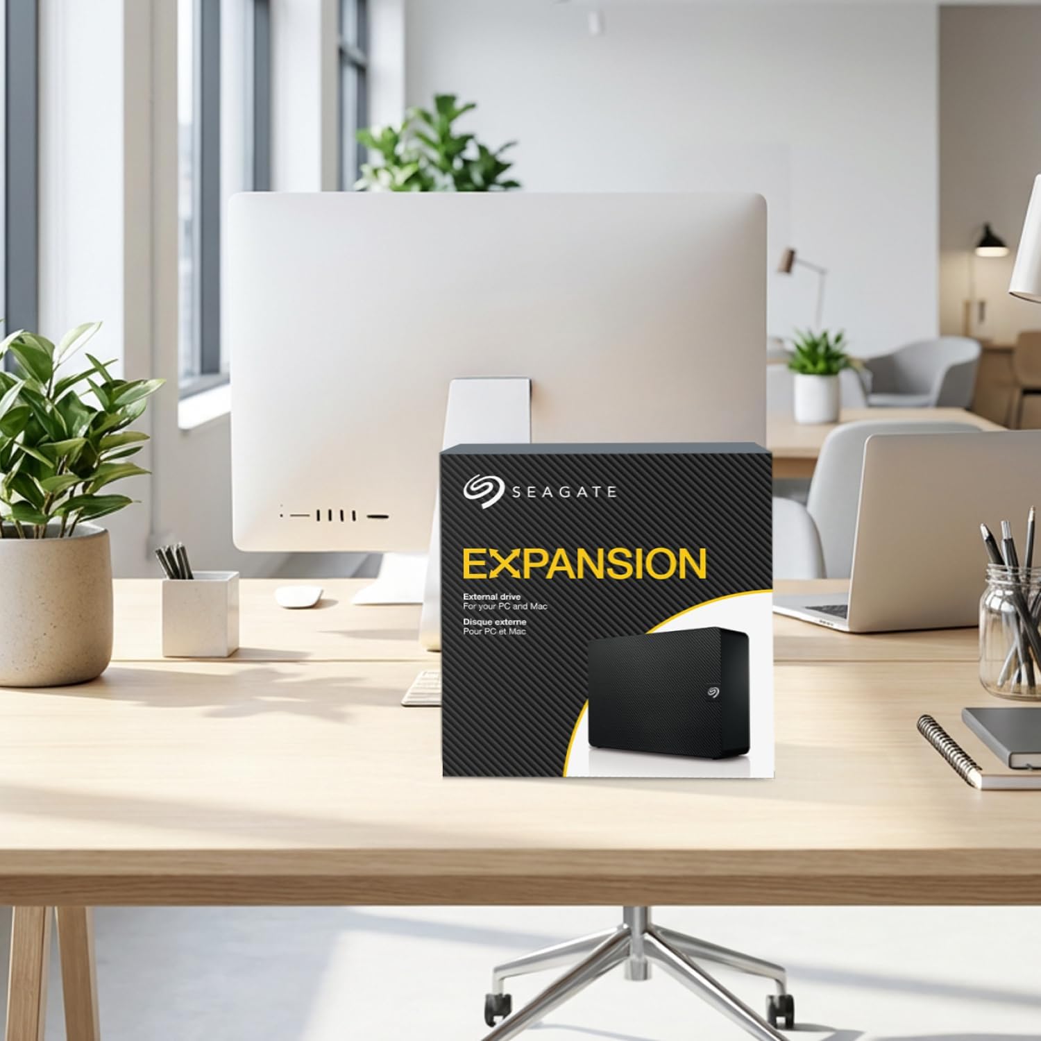 Seagate Expansion 6TB External Hard Drive HDD - USB 3.0, with Rescue Data Recovery Services (STKP6000400)