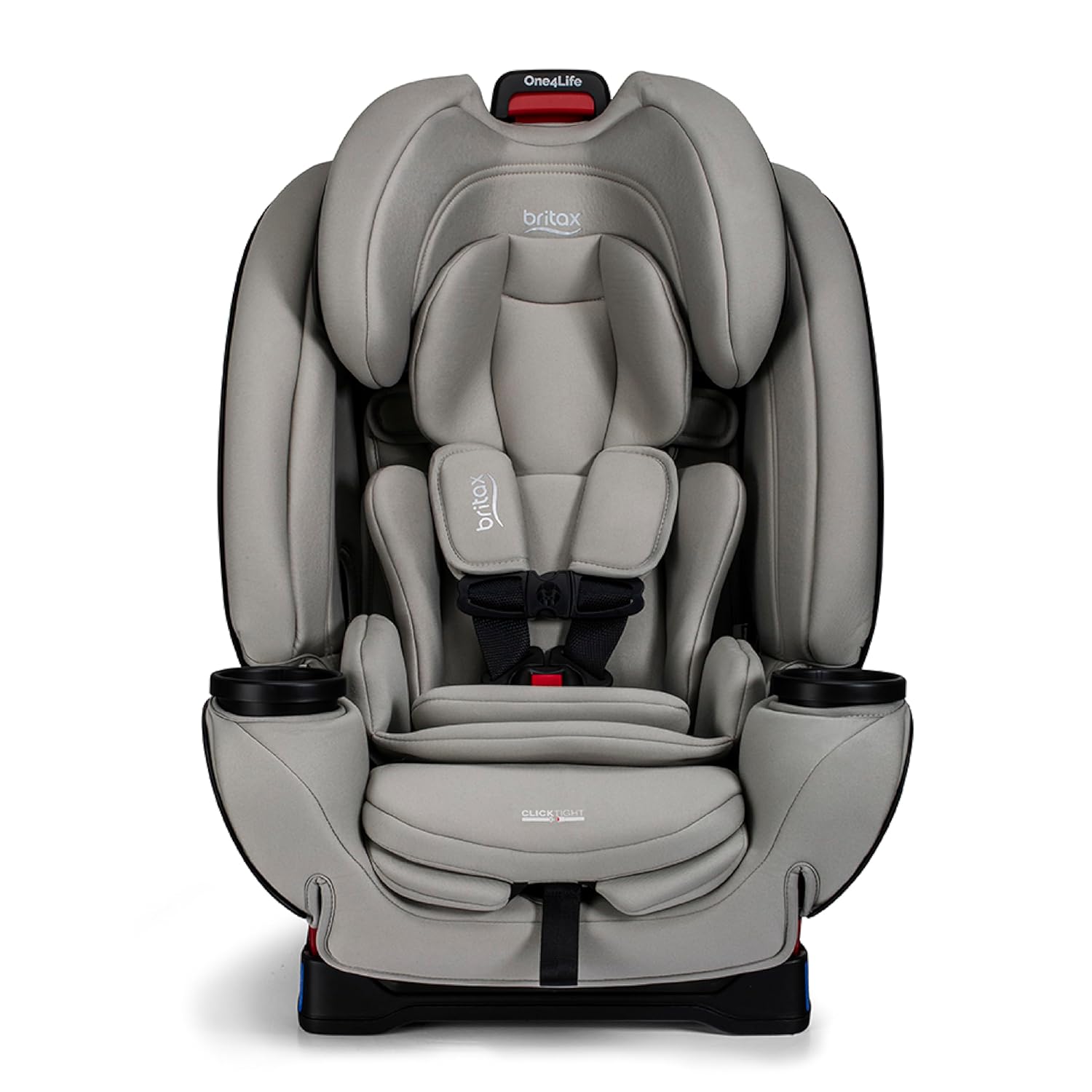 Britax One4Life All-in-One Car Seat, Up to 10 Years of Use, Rear Facing, Forward Facing, & Booster Modes, Extended Rear-Facing, ClickTight Installation & Breathable SafeWash Fabrics — Parchment