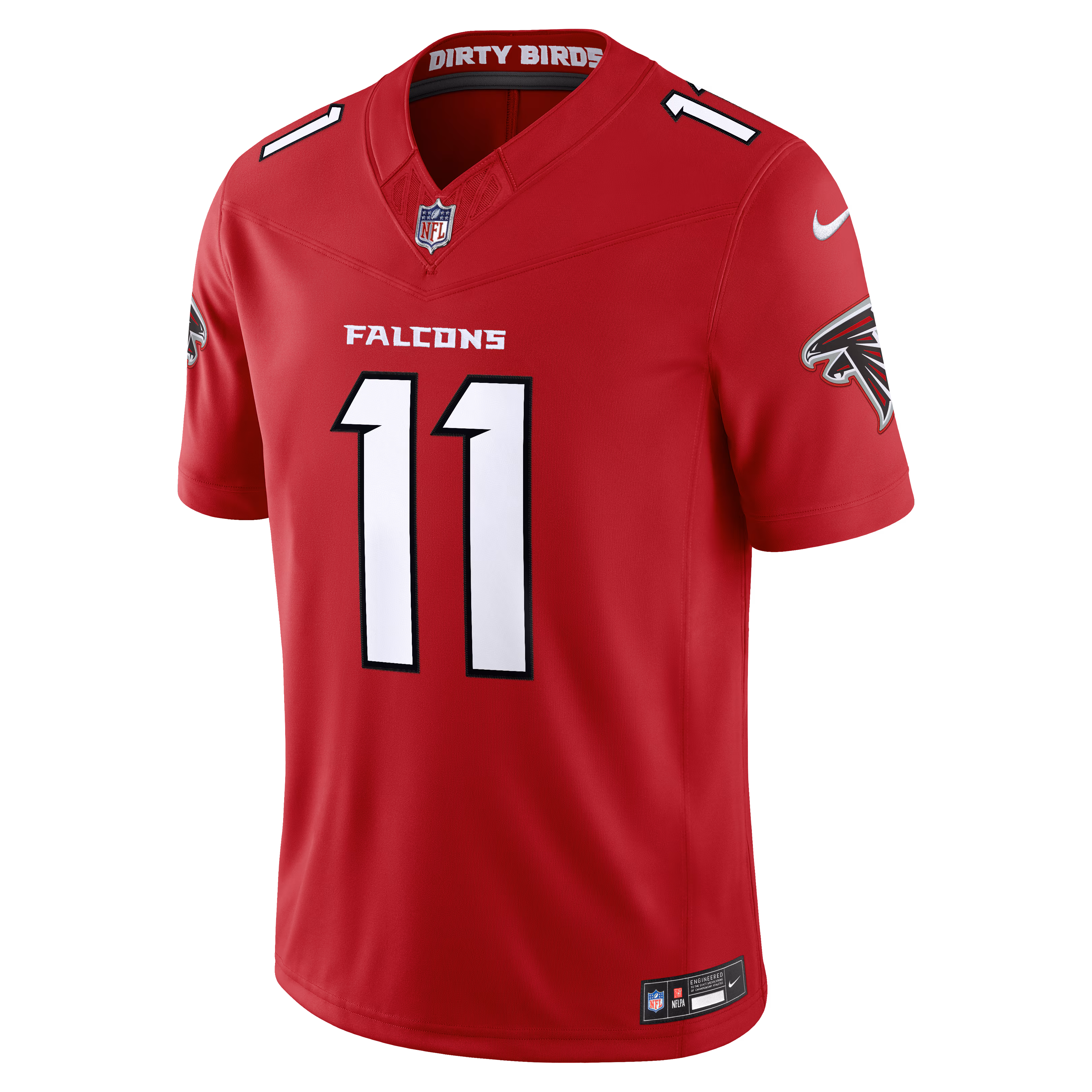 Jalon Walker Atlanta Falcons Nike Vapor F.U.S.E. Stitched Limited Jersey - Red