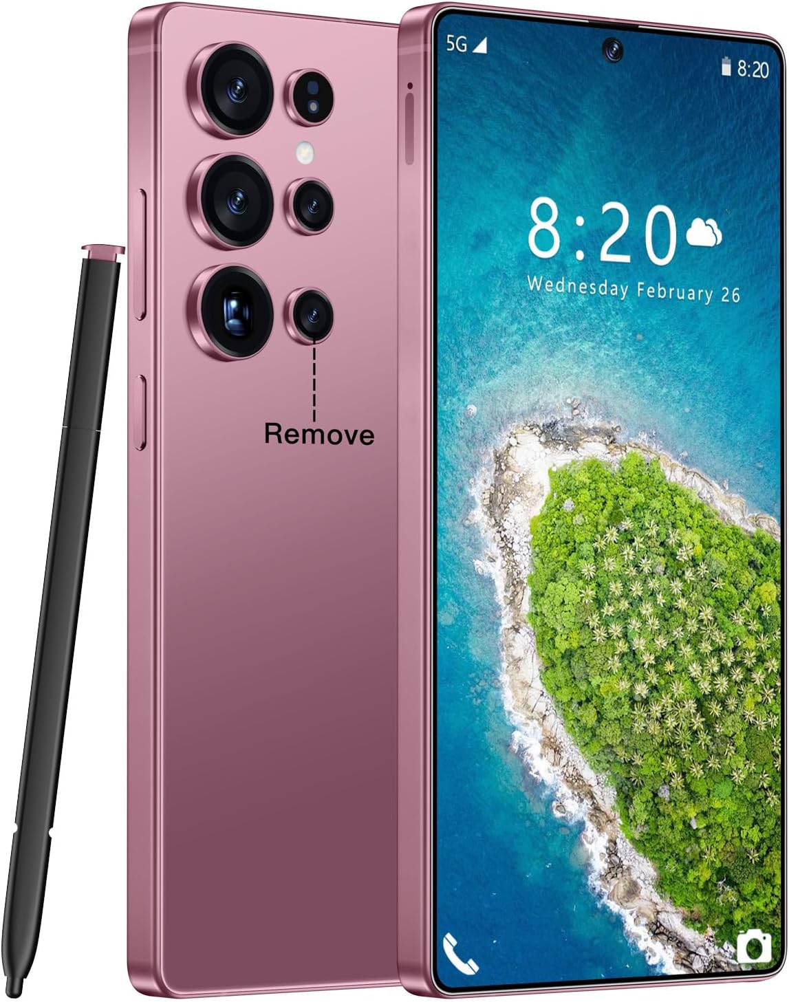 Huness I25 Ultra Unlocked Phone,Built in Pen The Phone,Cell Phone Battery 7000mAh 6.99
