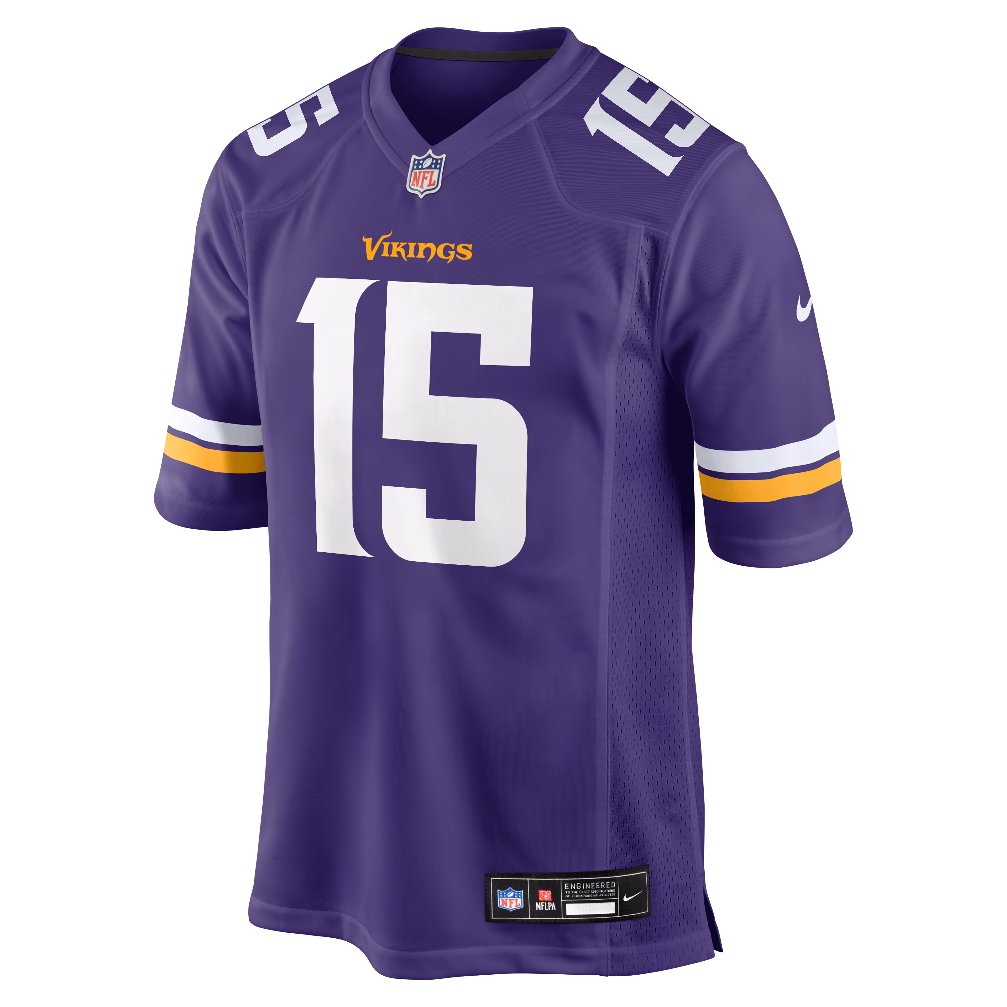 Dallas Turner Minnesota Vikings Nike  Game Jersey -  Purple
