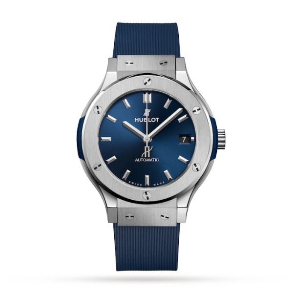 Classic Fusion Men Automatic Blue Rubber Watch 565.NX.7170.RX