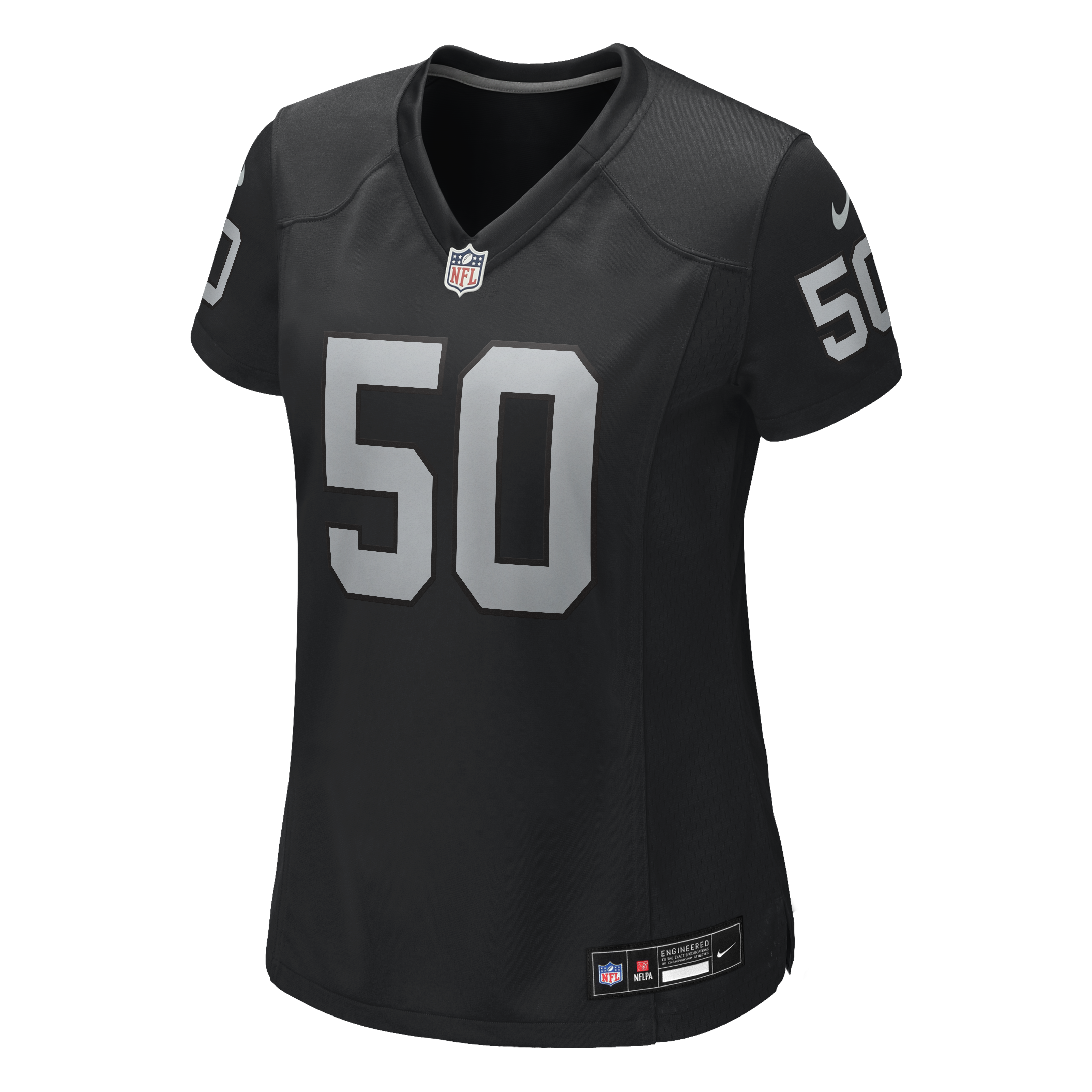 Segun Olubi Las Vegas Raiders Nike Women's Team Game Jersey -  Black