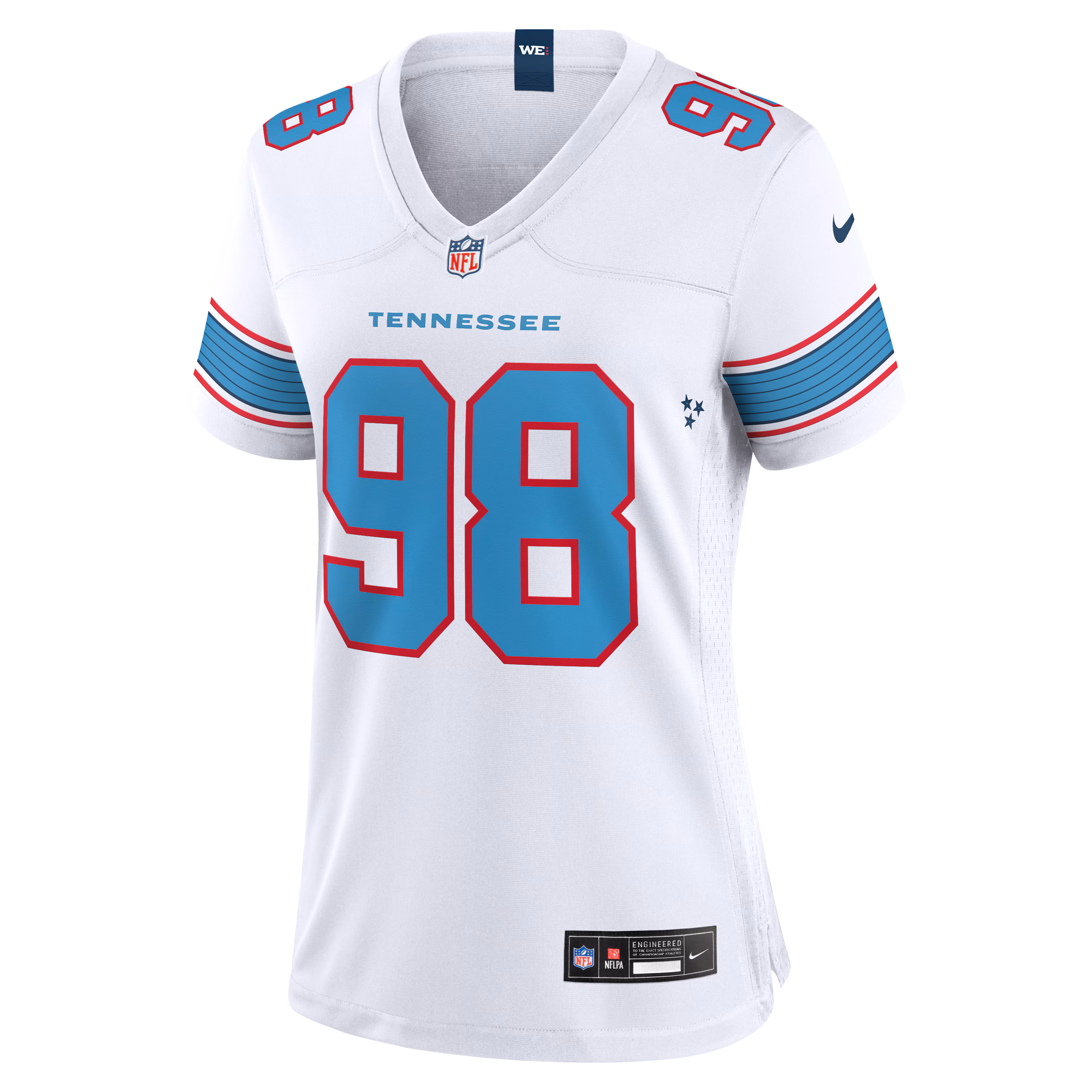 Jeffery Simmons Tennessee Titans Nike Women's Game Jersey - White