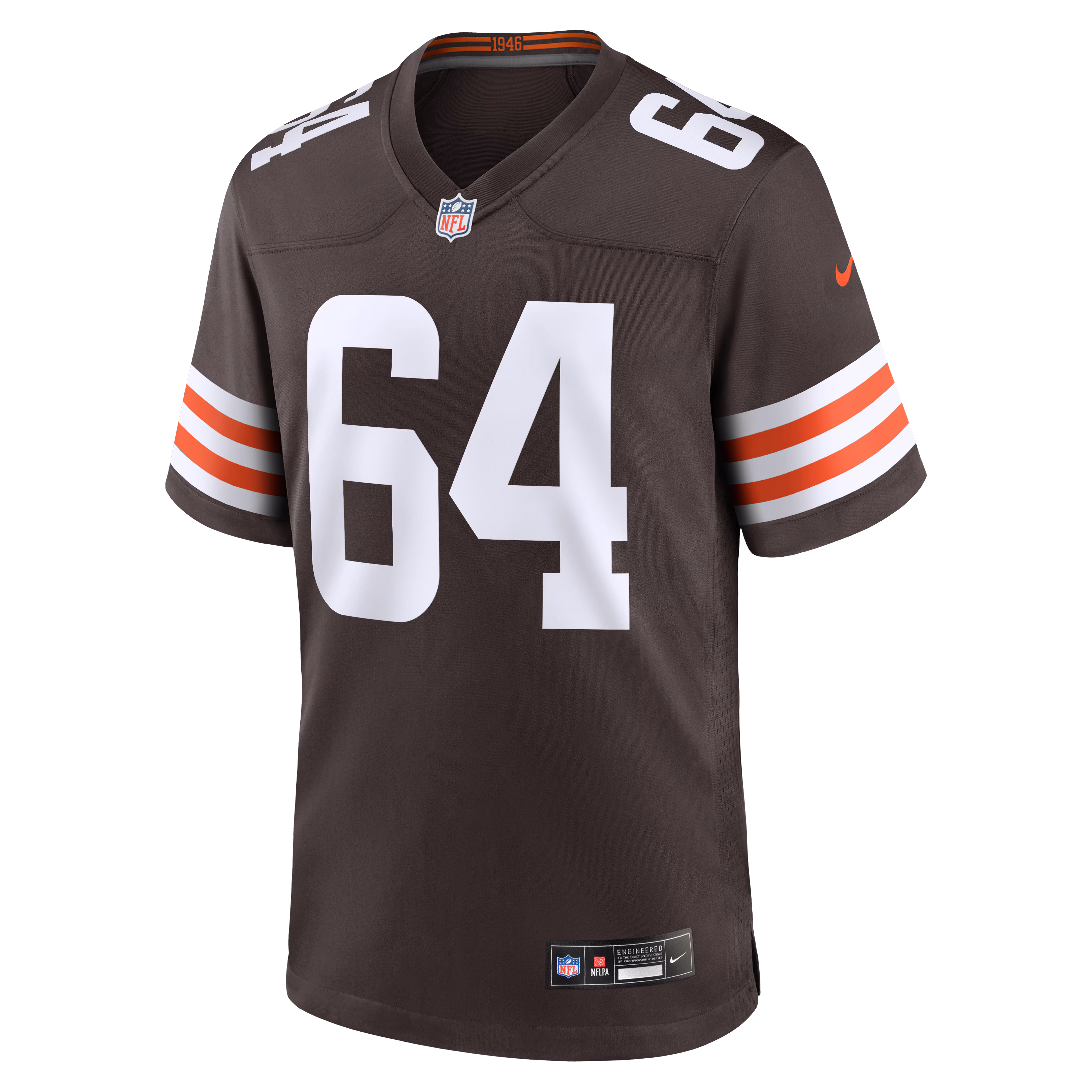 Joe DeLamielleure Cleveland Browns Nike Game Retired Player Jersey - Brown