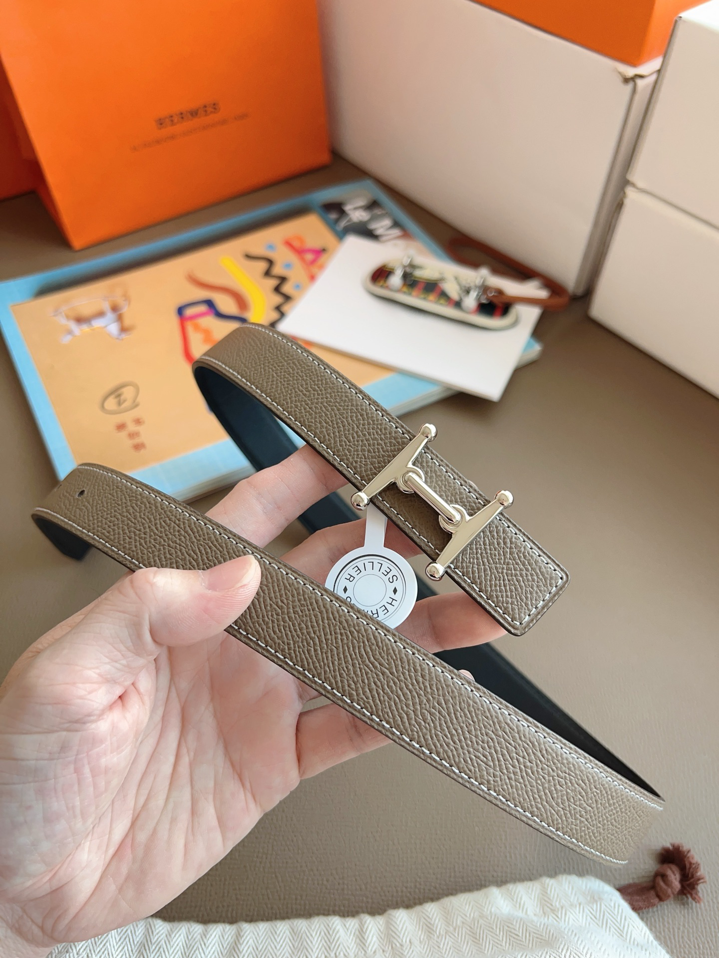Hermes belt-123