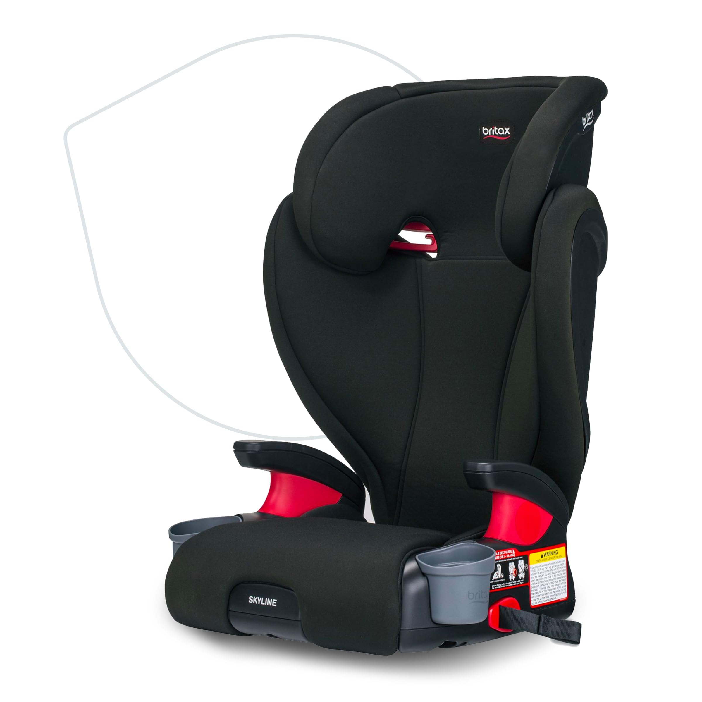 BRITAX Skyline Booster Car Seat - Highback and Backless