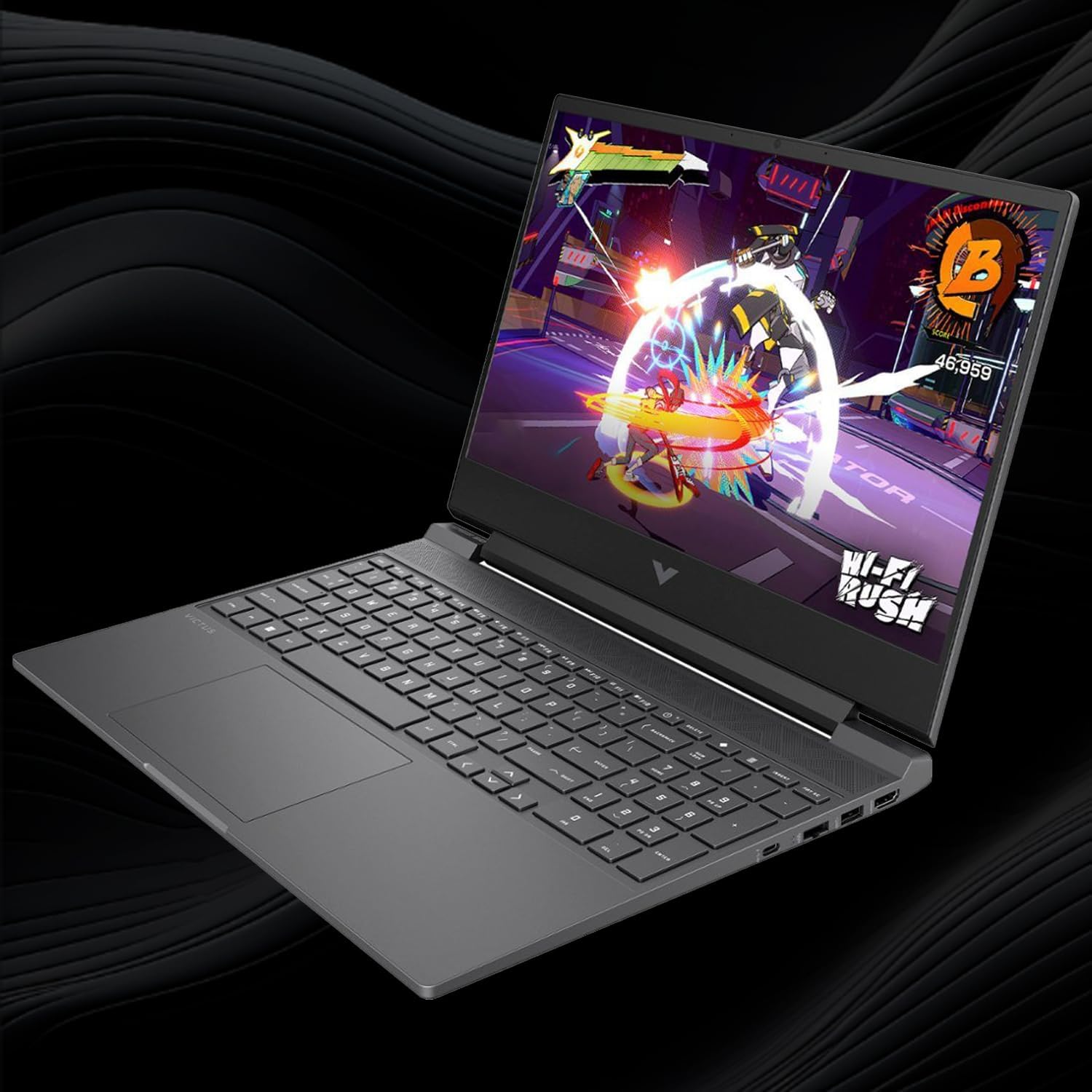 HP Victus 15.6 Ryzen 5 Gaming Laptop, 15.6 FHD 144Hz, Ryzen 5 7535HS (Beats Intel i5-13420H), AMD Radeon RX 6550M (Beats Nvidia GeForce RTX 3050), 16GB DDR5 RAM, 1TB SSD, Backlit KB, Windows 11 Home