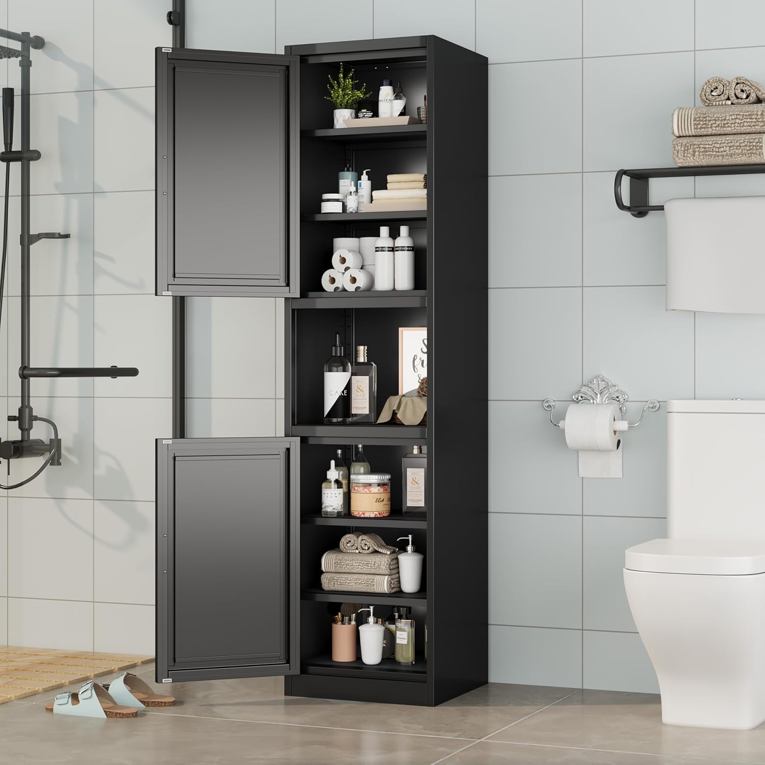 Ckzbx Tall Narrow Storage Cabinet 66.93