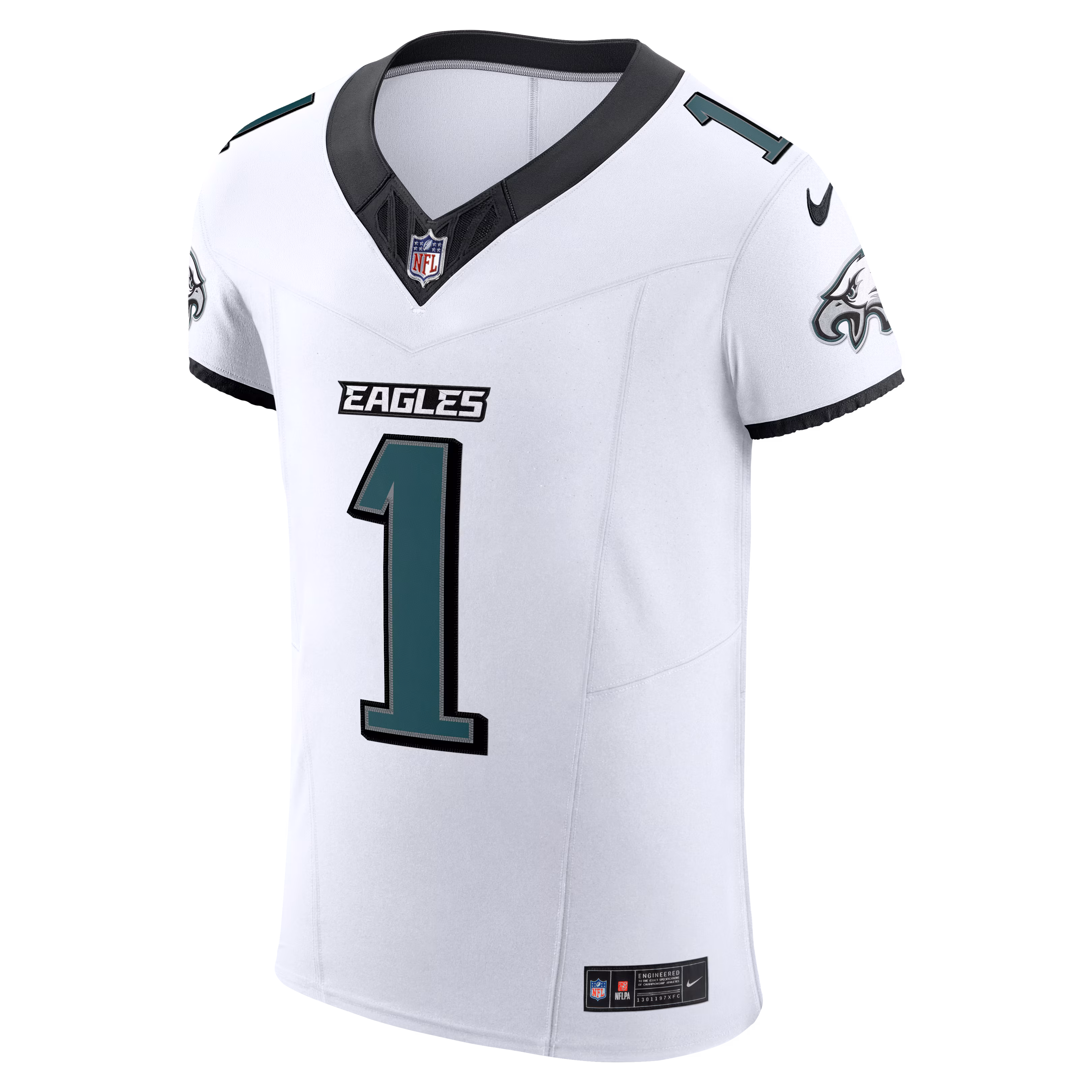 Jalen Hurts Philadelphia Eagles Nike Vapor F.U.S.E. Elite Jersey - White