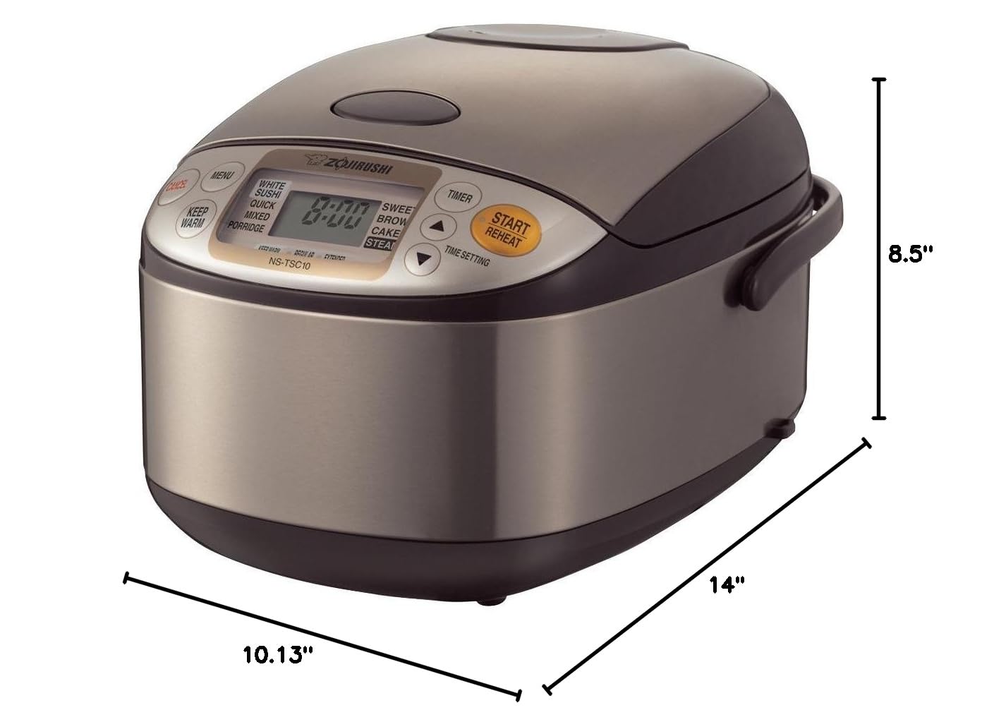 ZOJIRUSHI NS-TSC10 Micom Rice Cooker and Warmer, 5.5-Cup