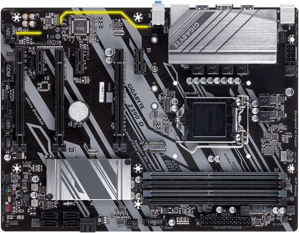 GIGABYTE D Intel Z390 LGA 1151 ATX DDR4-SDRAM Motherboard