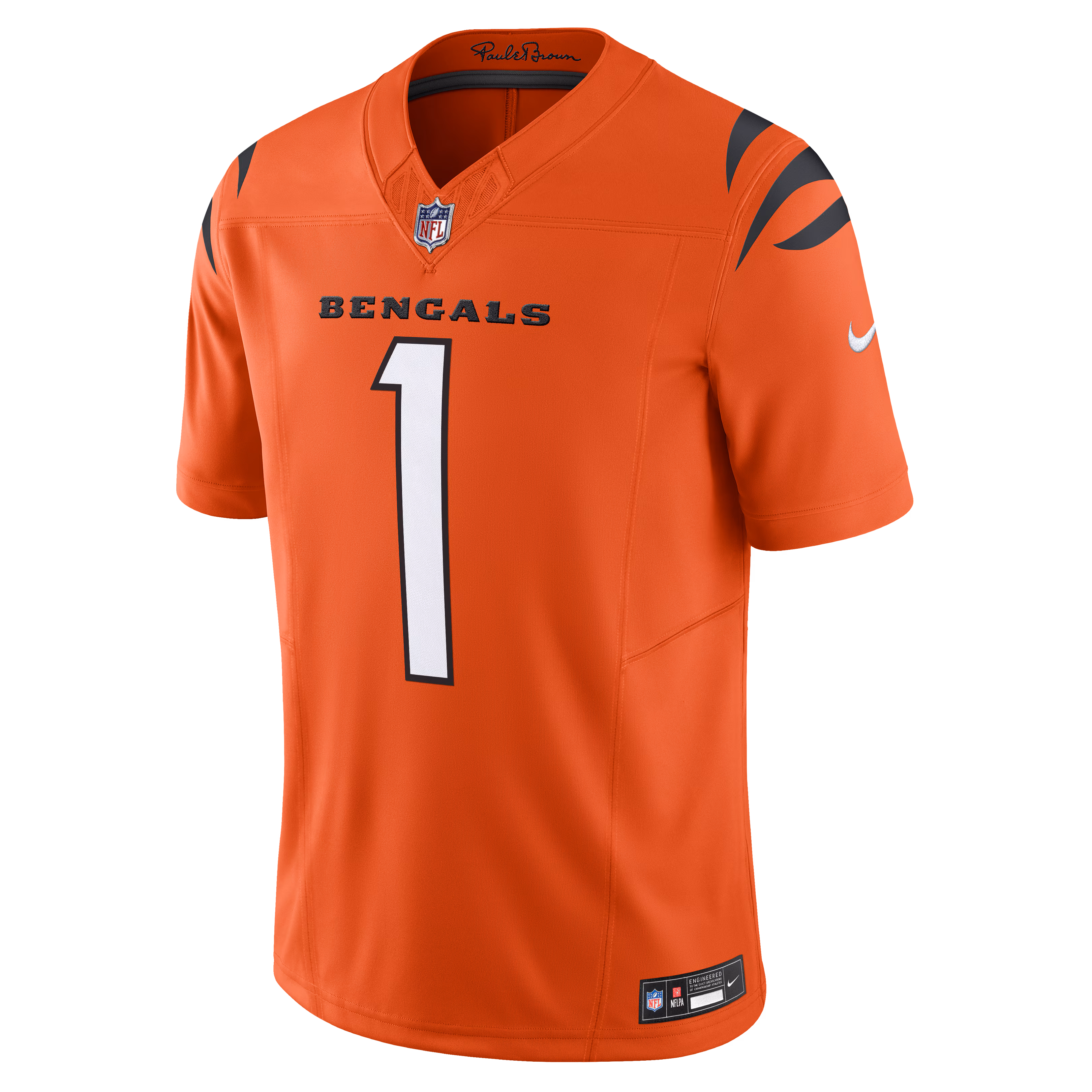 Ja'Marr Chase Cincinnati Bengals Nike Vapor F.U.S.E. Limited Jersey - Orange