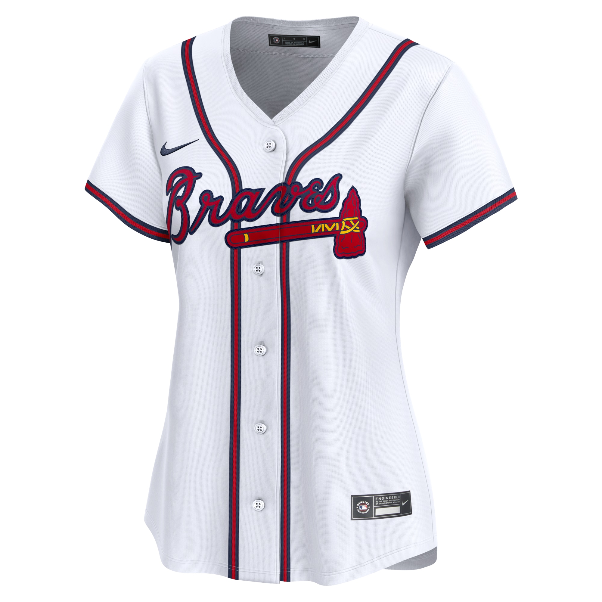 Spencer Strider Atlanta Braves Nike Women's  Home Limited Player Jersey - White