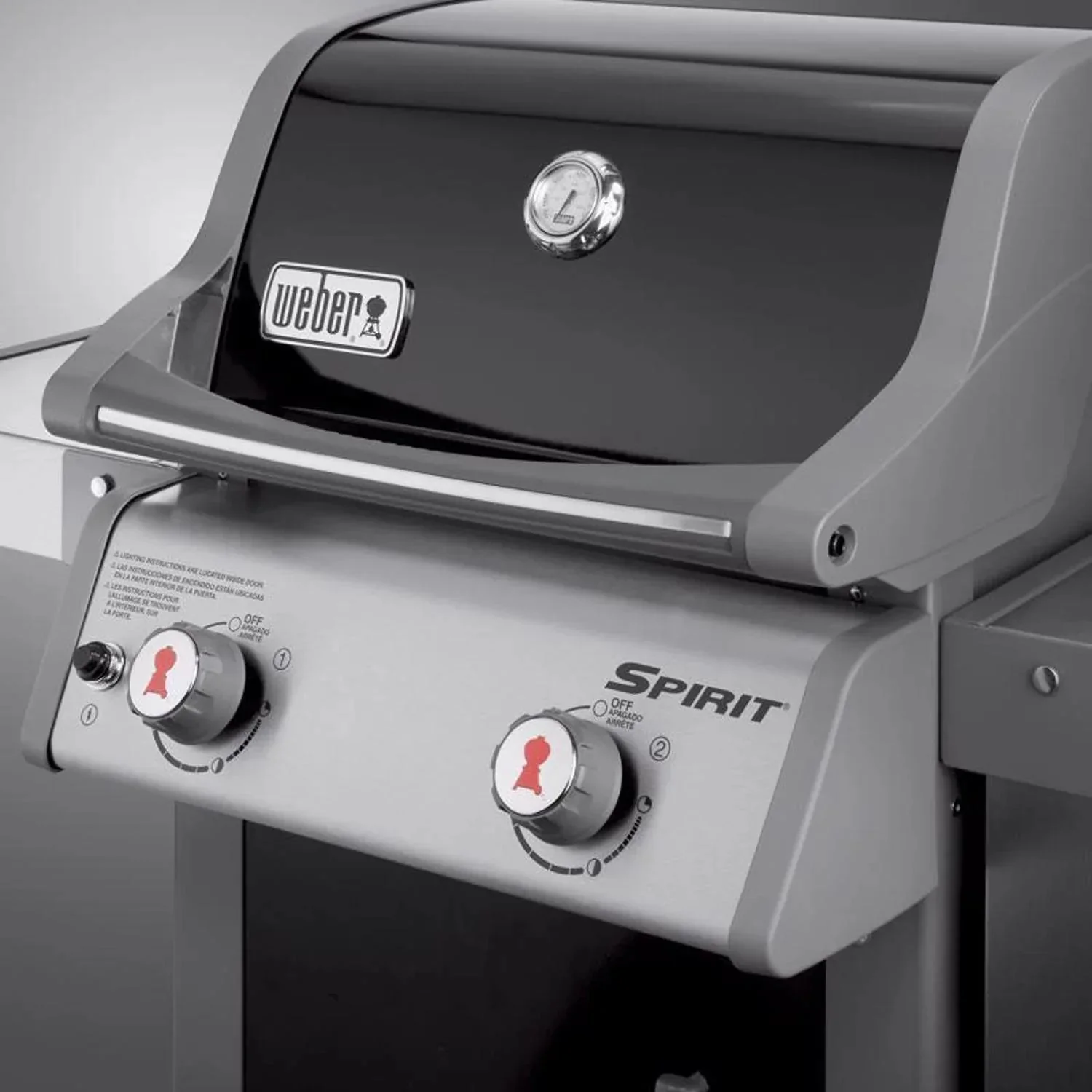 Weber Spirit E-210 Dual Burner Liquefied Propane Grill, Black