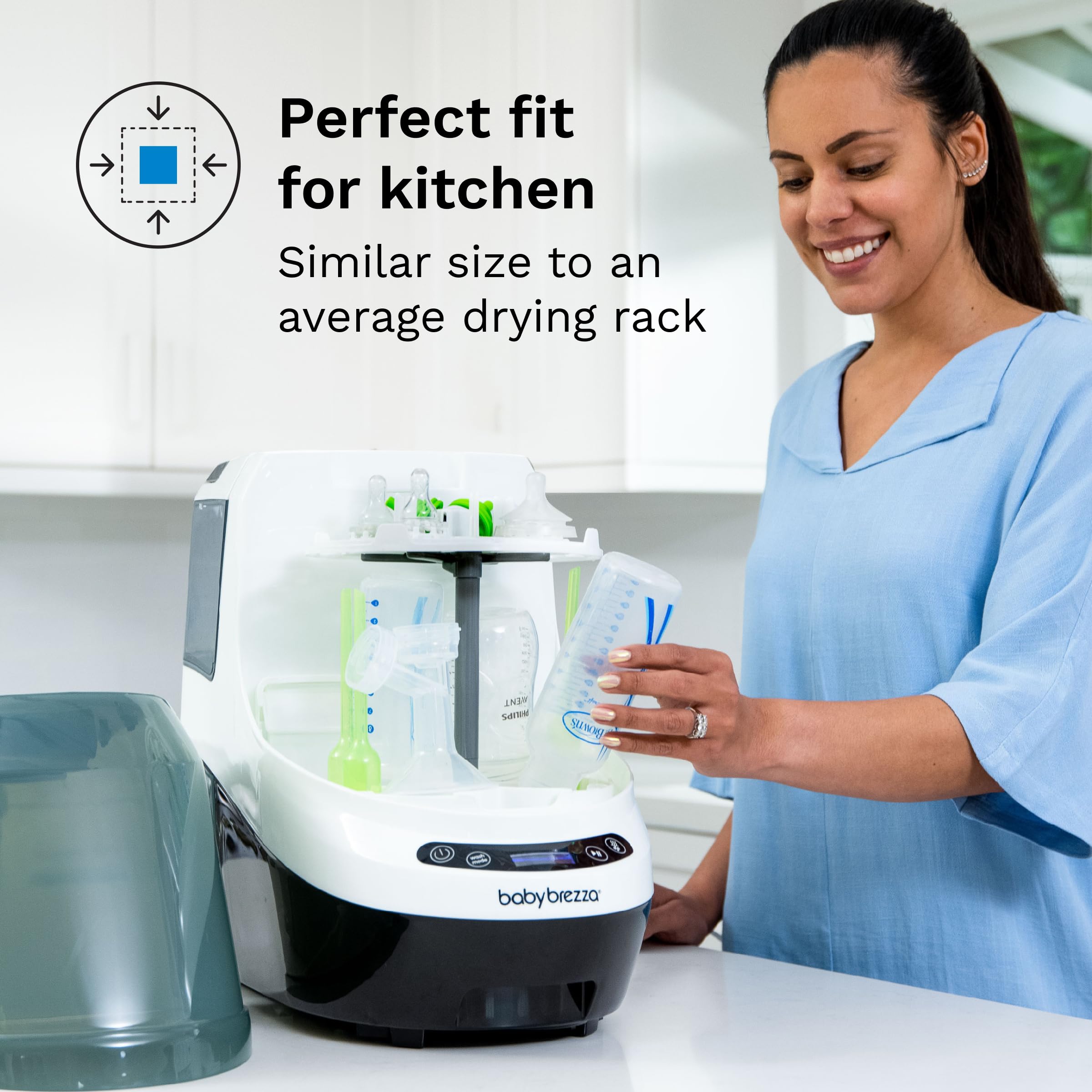 BABY BREZZA Baby Bottle Washer Pro - Sterilizer & Dryer Combo