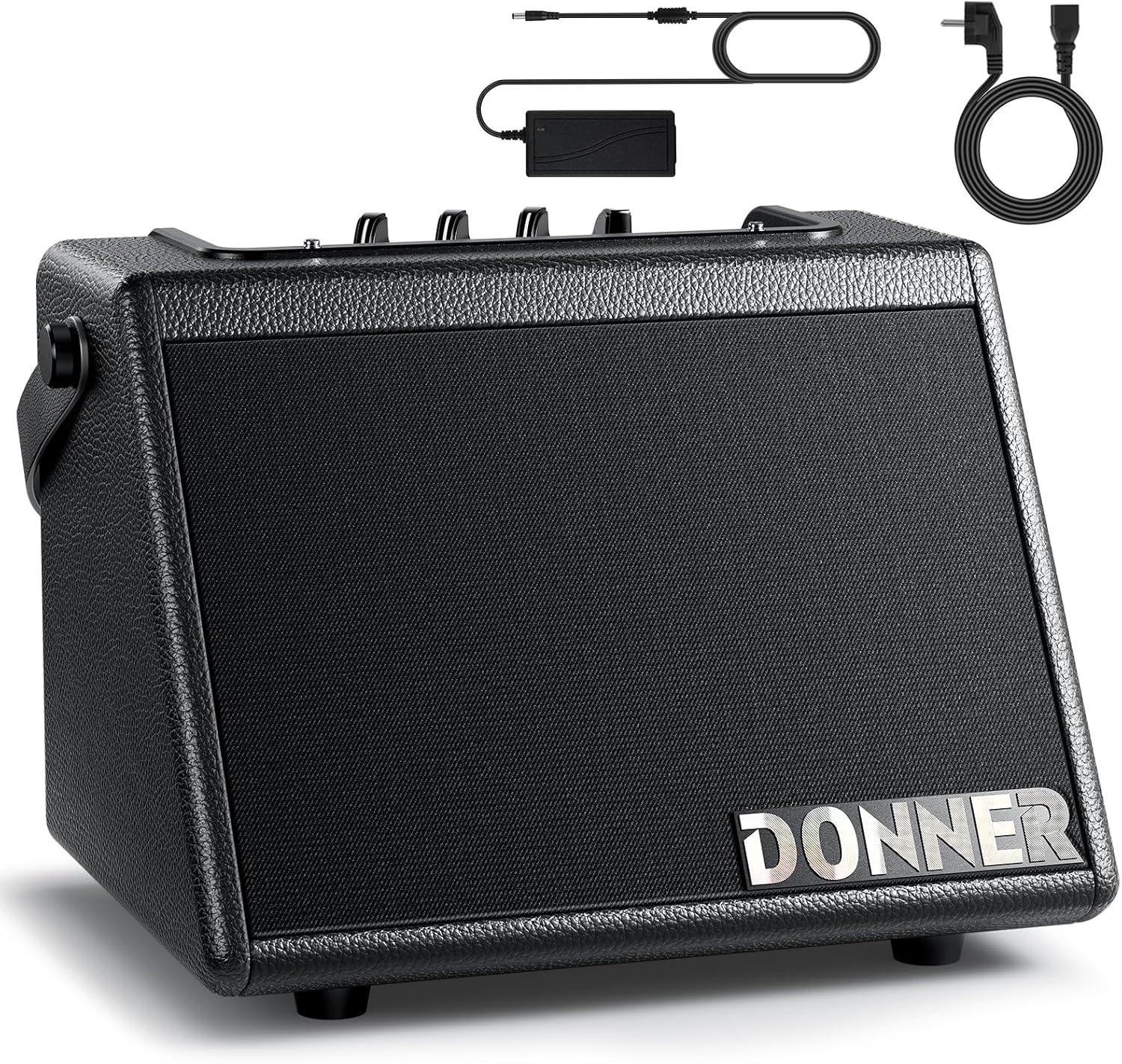 Donner Mini Electric Drum Amp 20W, Wireless Electronic Drum Amplifier Keyboard Speaker DDA-20 Portable for Home Practice