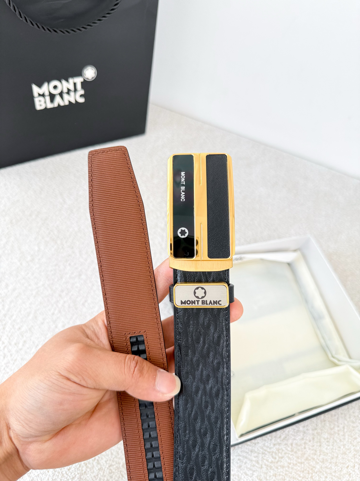 Montblanc belt-77
