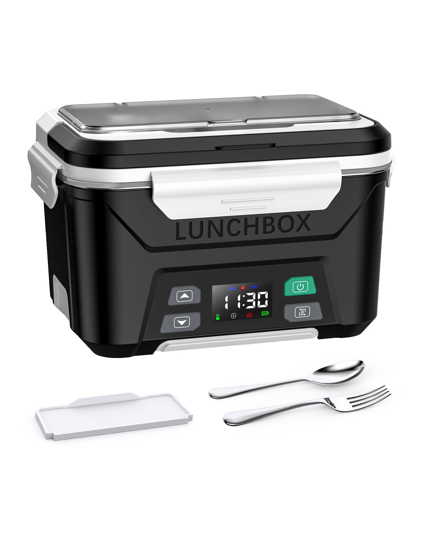 EAST OAK Cordless Electric Lunch Box - Heated Food Warmer