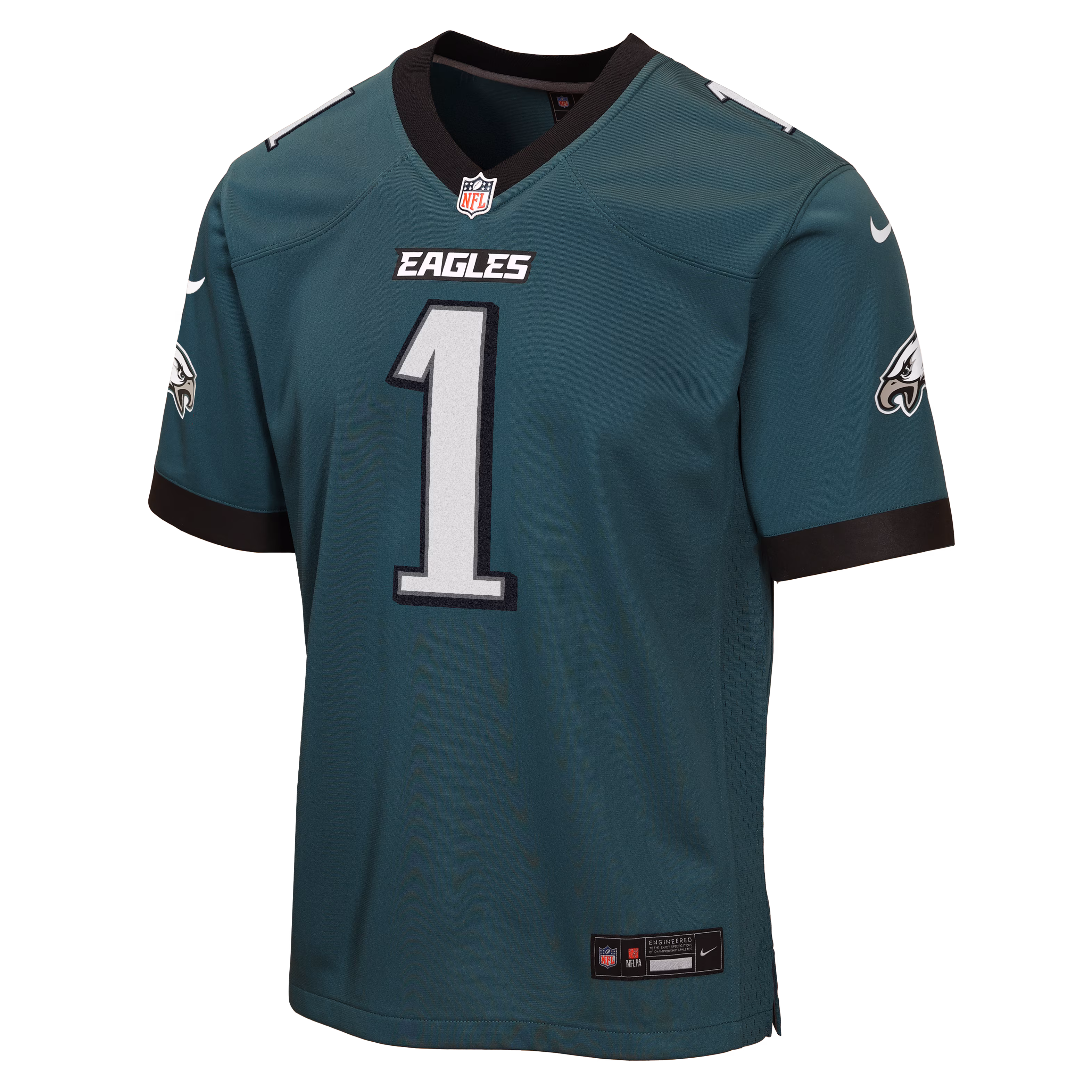 Jalen Hurts Philadelphia Eagles Nike Youth Team Game Jersey - Midnight Green