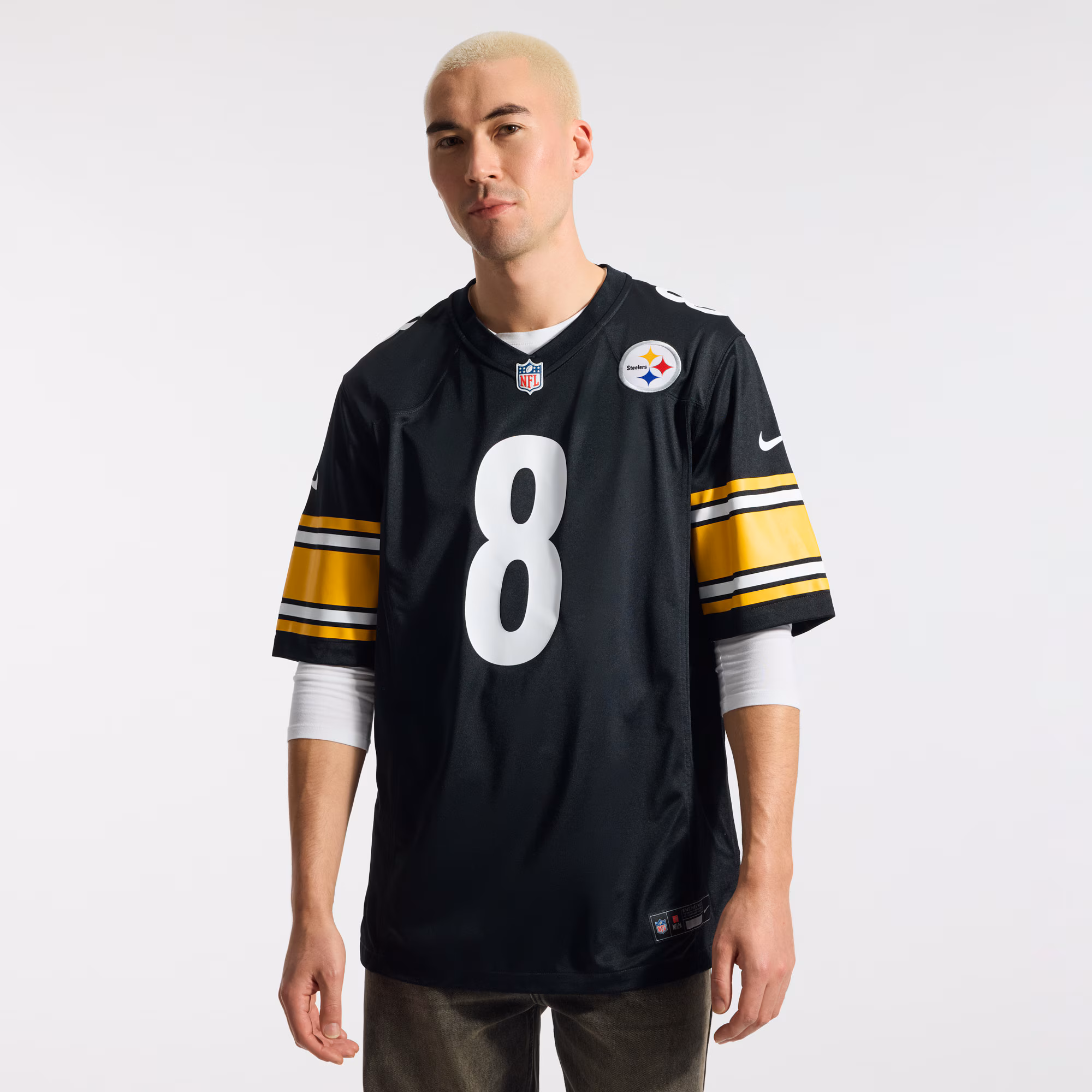 Aaron Rodgers Pittsburgh Steelers Nike Game Jersey - Black