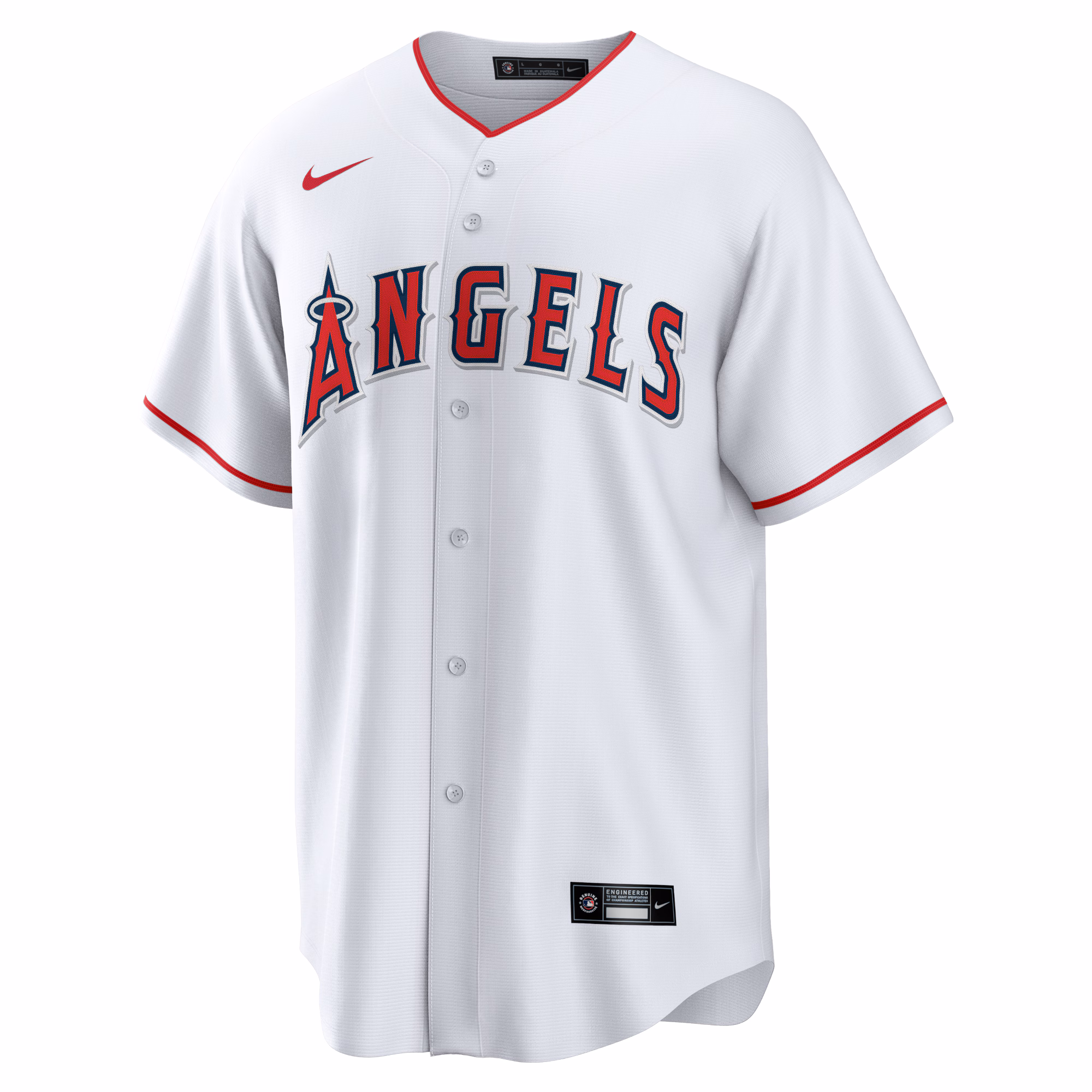 Mike Trout Los Angeles Angels Nike Home Replica Player Name Jersey - White