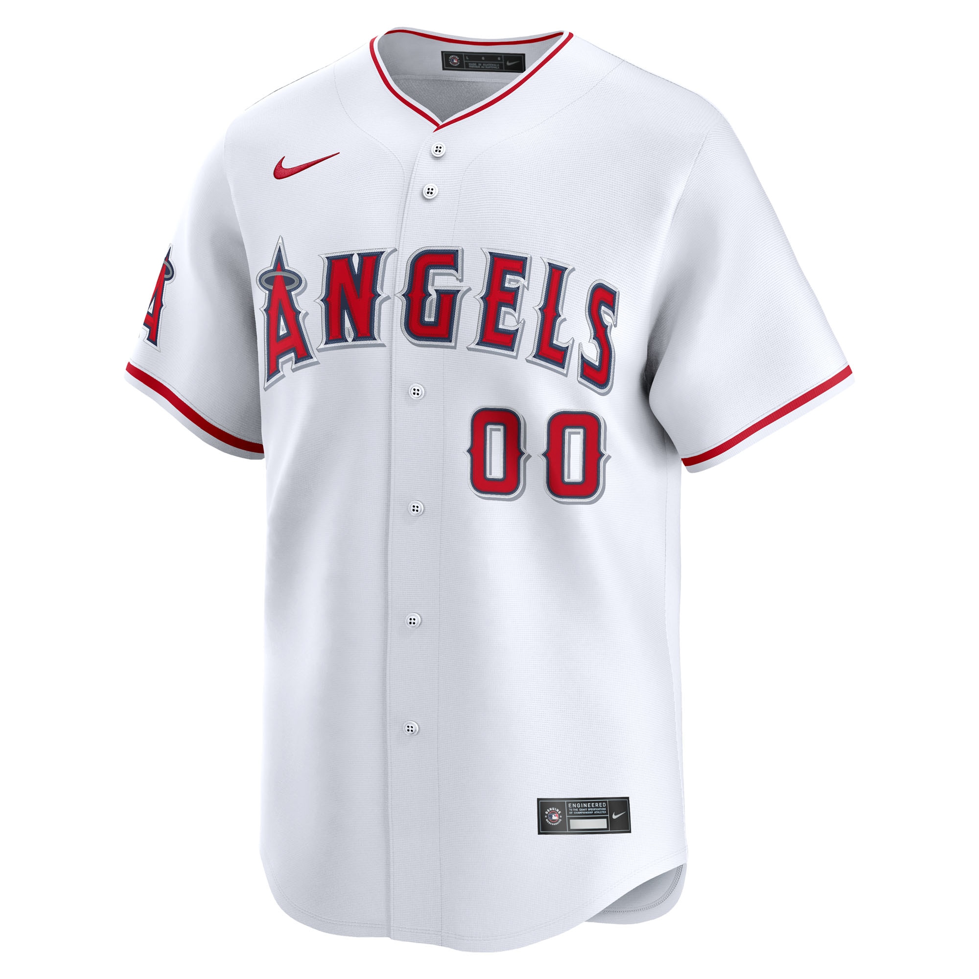 Los Angeles Angels Nike Home Limited Pick-A-Player Retired Roster Jersey - White