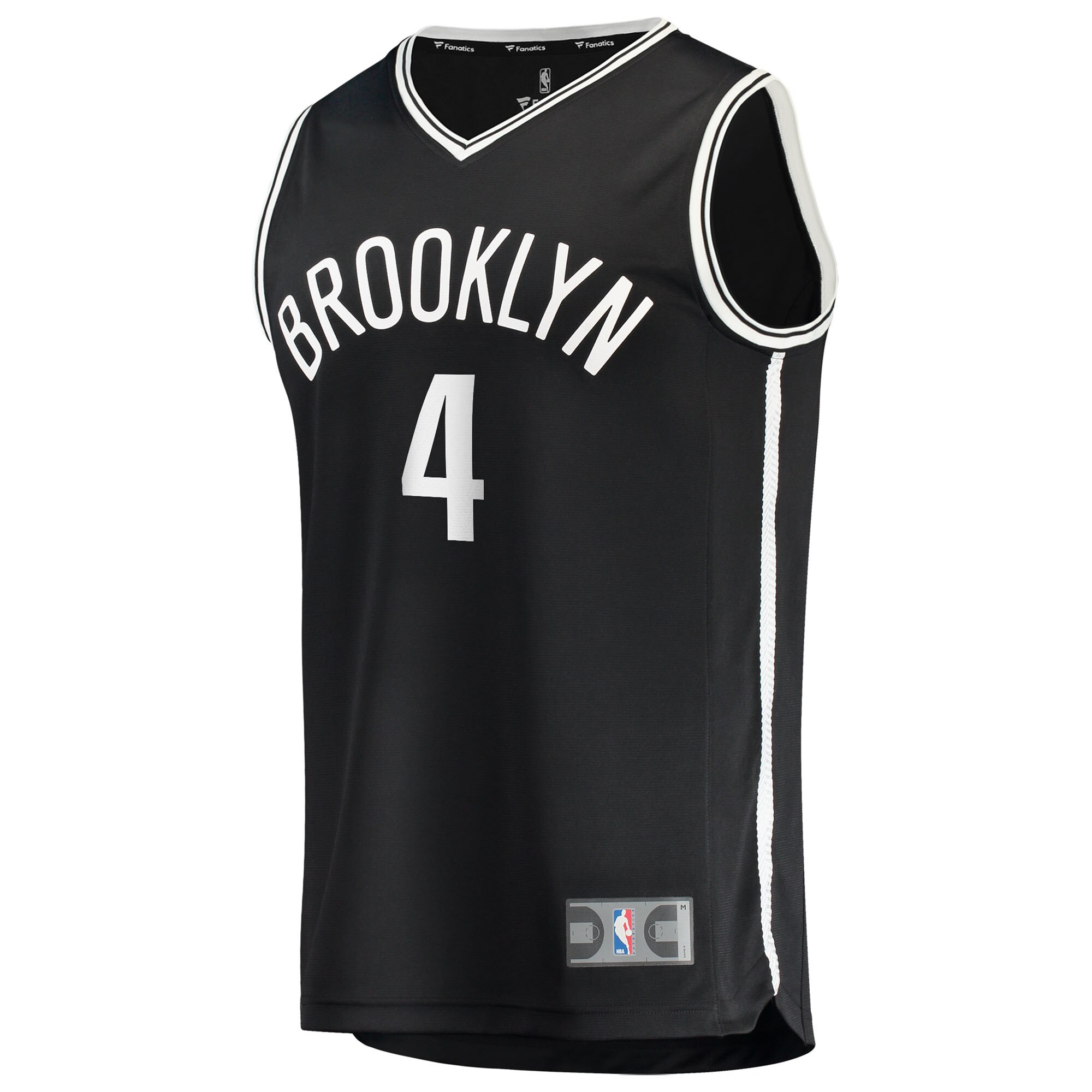 Drake Powell Brooklyn Nets Fanatics Fast Break Replica Jersey - Black - Icon Edition