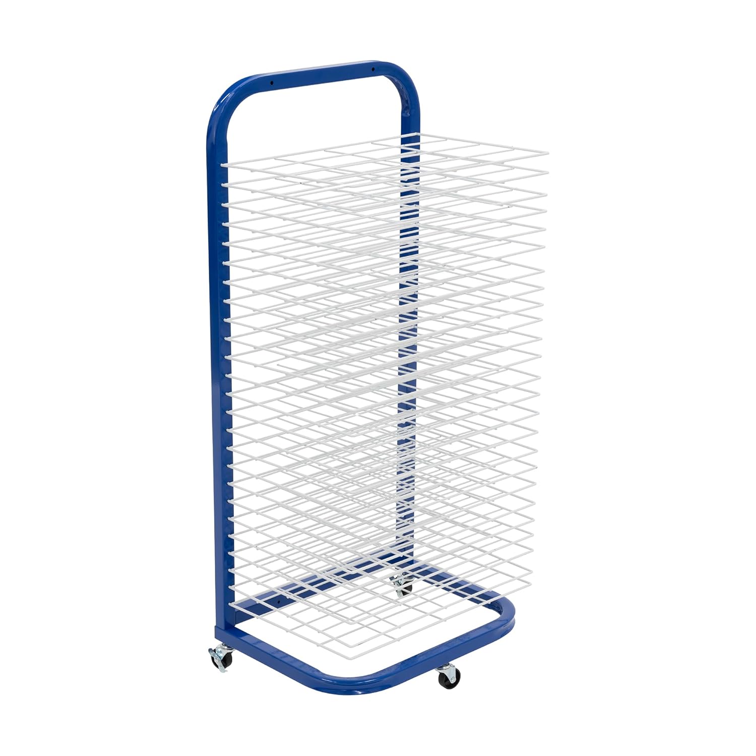 Pearington 25-Shelf Mobile/Wall Mountable Art Drying Rack for Art Studios & Classrooms, 13
