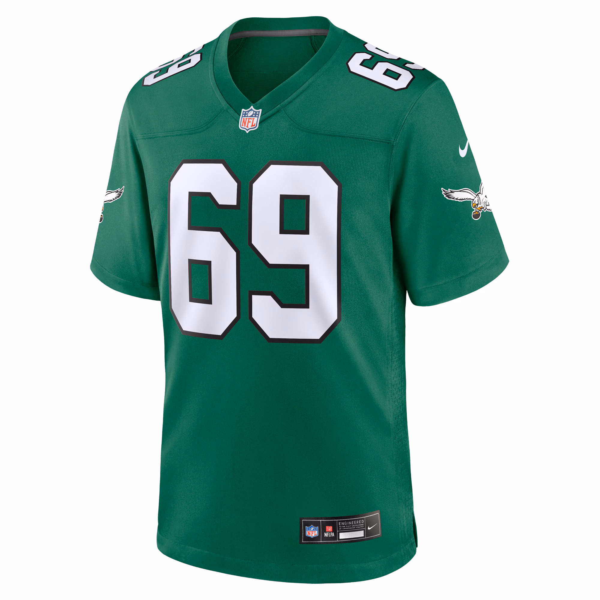Landon Dickerson Philadelphia Eagles Nike Alternate Game Jersey - Kelly Green