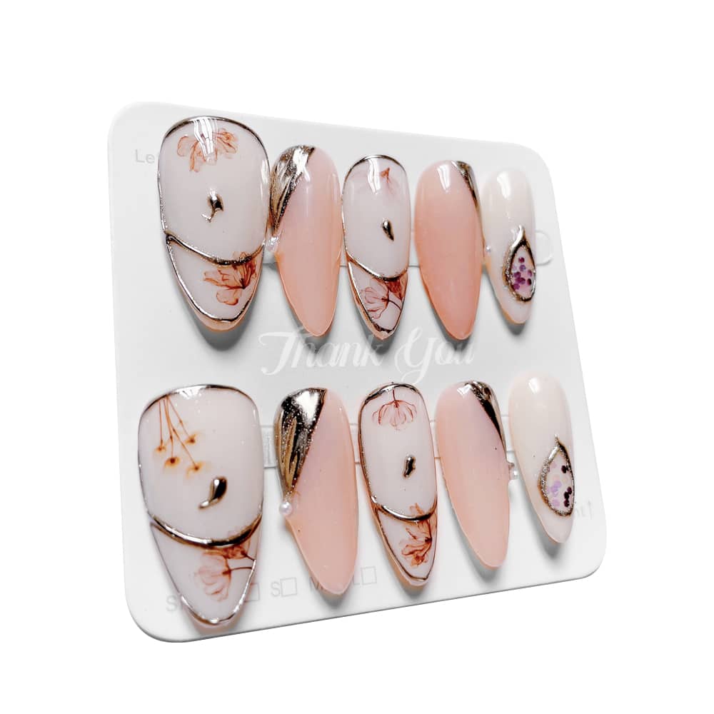 Almond Press On NailsAlmond Press On Nails - SAYEGIRLS