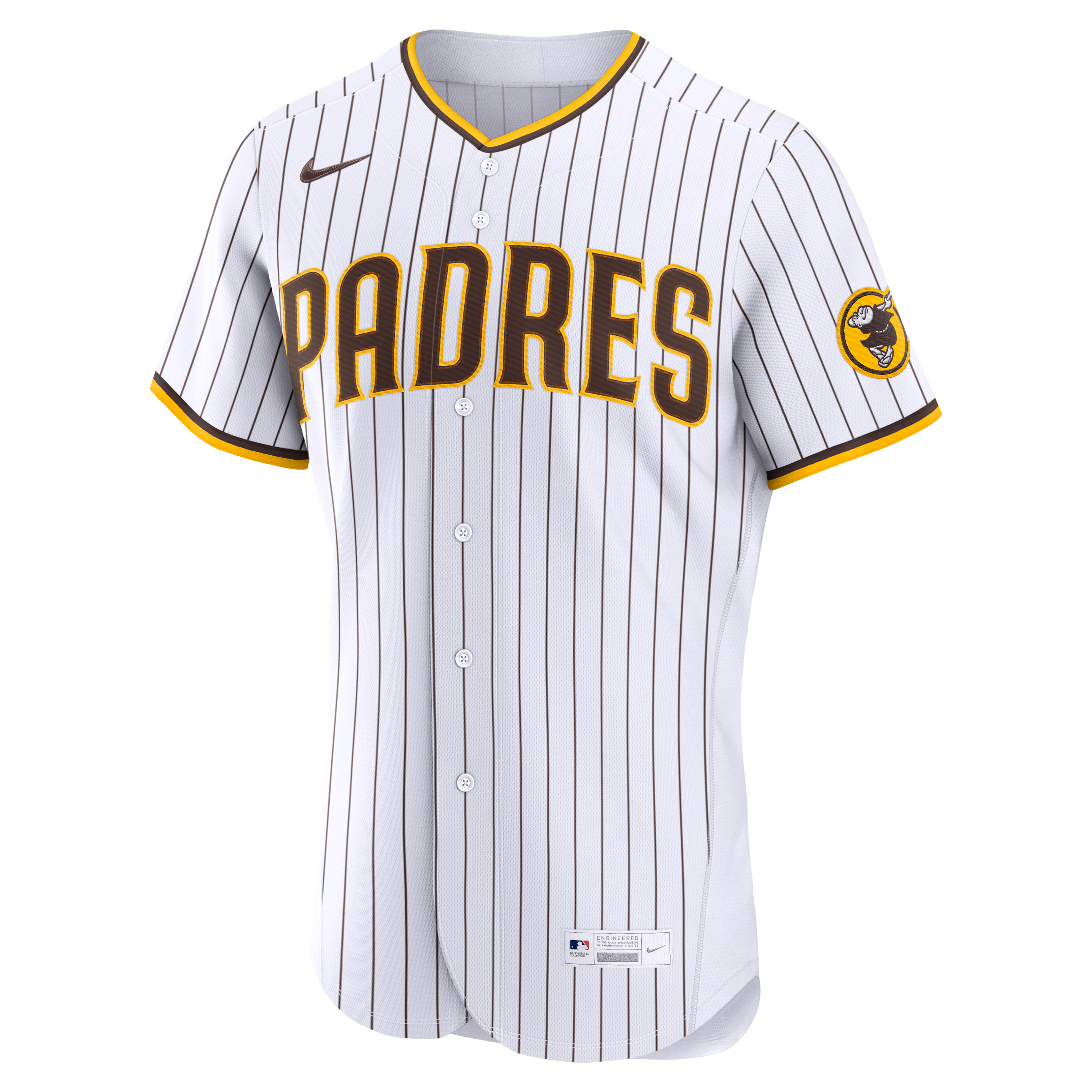 San Diego Padres Nike Home Authentic Custom Jersey - White