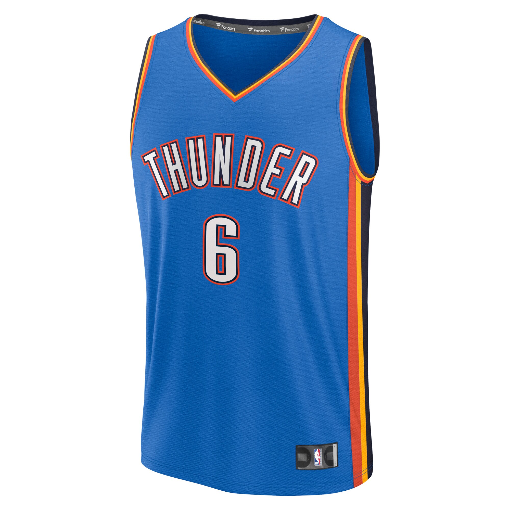 Jaylin Williams Oklahoma City Thunder Fanatics Fast Break Replica Player Jersey - Icon Edition - Blue