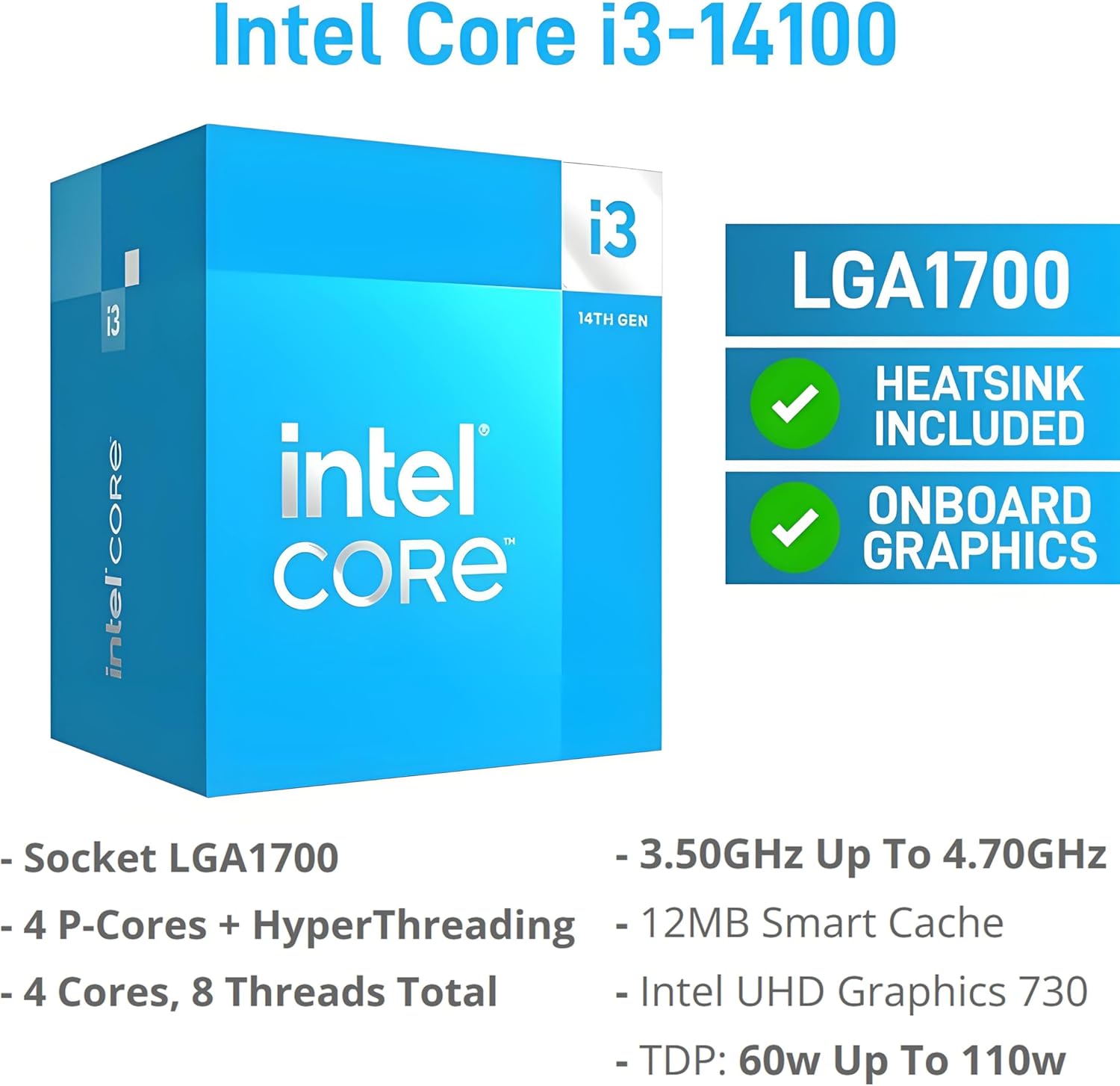 Dell Tower Desktop Computer for Business & Home, Next Gen OptiPlex, 14th Gen Intel 4-Core Processor, 8GB DDR5 RAM, 256GB PCIe SSD, Type-C, HDMI + 1 DisplayPort, Windows 11 Pro