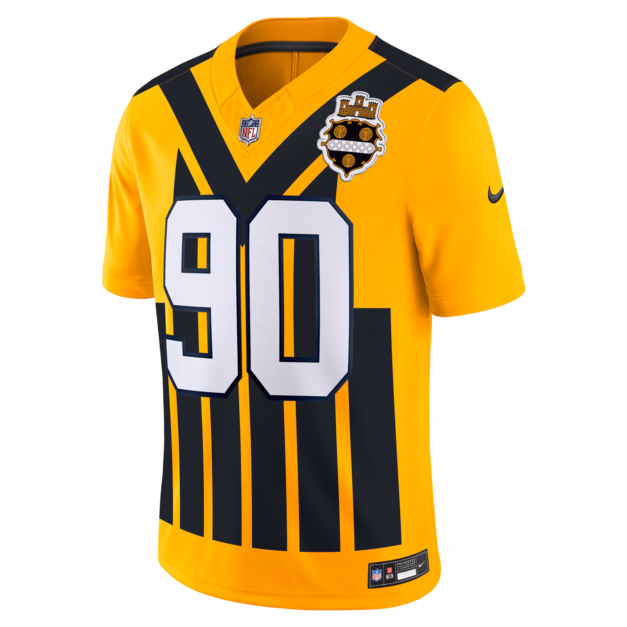 T.J. Watt Pittsburgh Steelers Nike Alternate Vapor F.U.S.E. Limited Jersey - Gold
