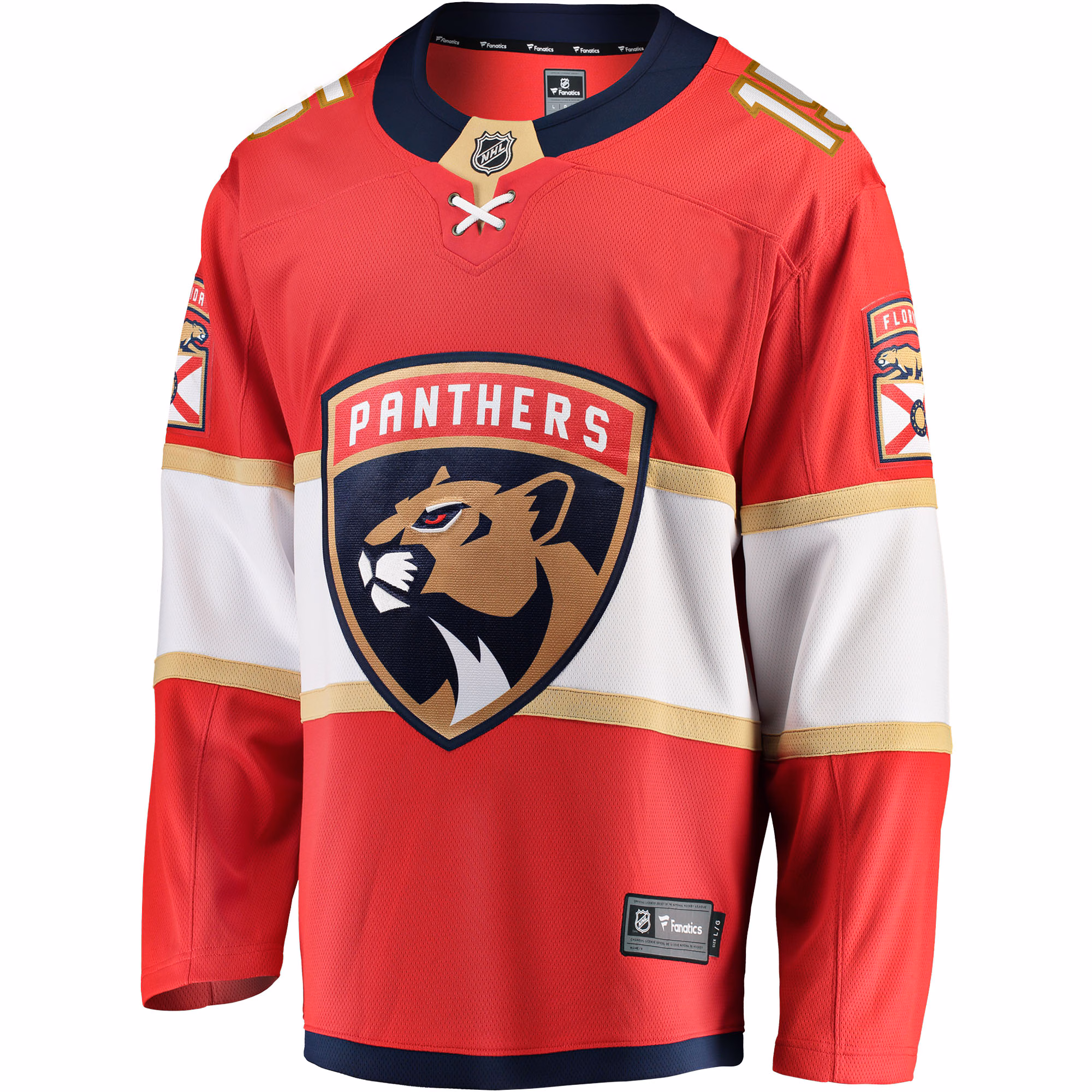 Anton Lundell Florida Panthers Fanatics Home Breakaway Player Jersey - Red