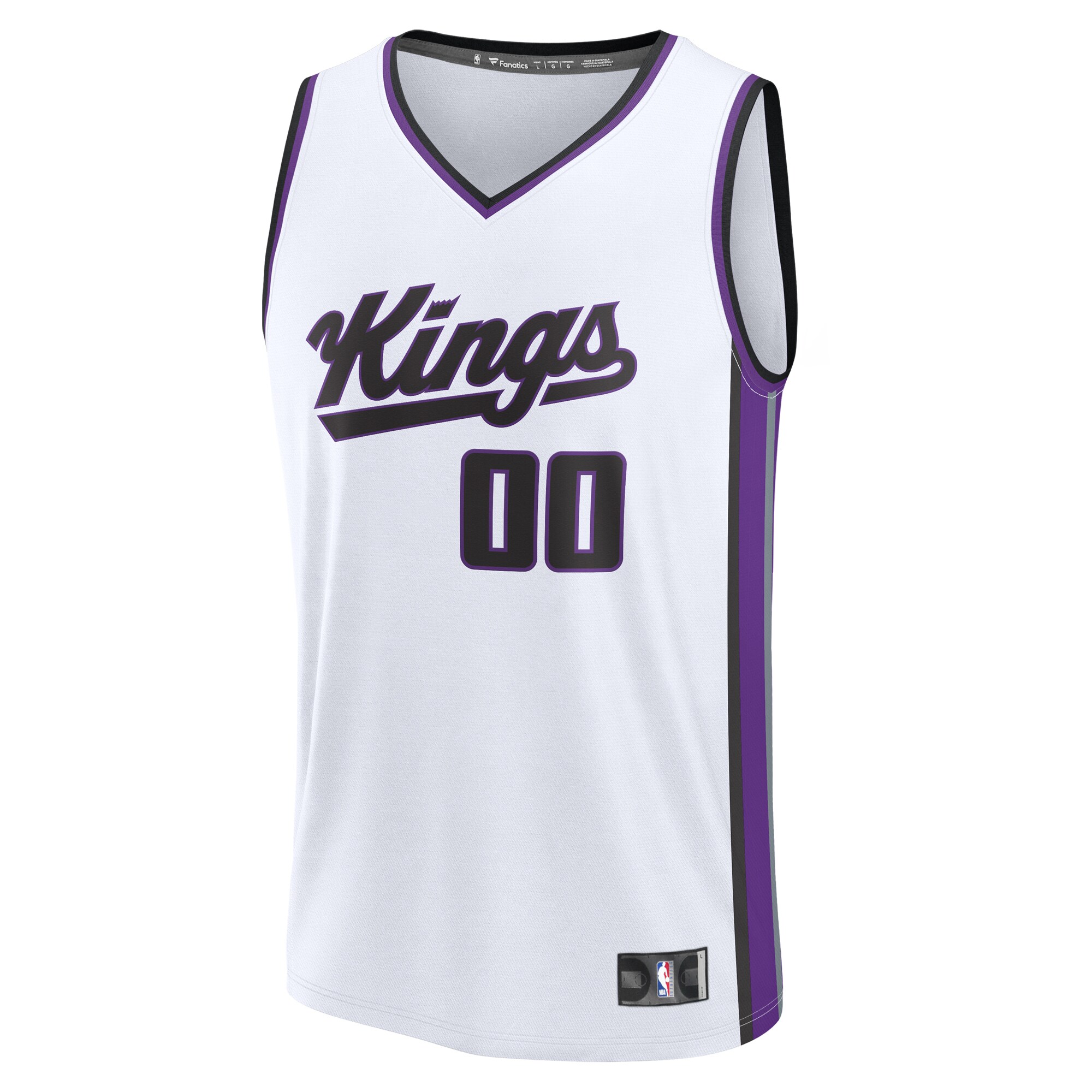 Sacramento Kings Fanatics Fast Break Custom Jersey - Association Edition - White