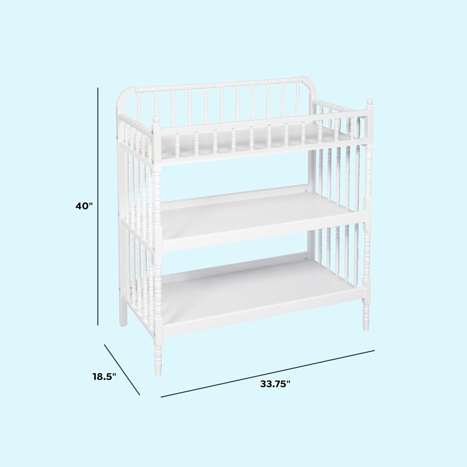 Davinci Jenny Lind Changing Table with Pad in White