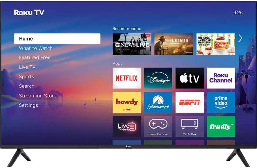 Roku 50 Inch Class Select Series 4K QLED Smart TV Quantum Dot HDR WiFi Voice Remote Streaming Television HDMI Cable Streaming Bundle 12 Month CPS Warranty